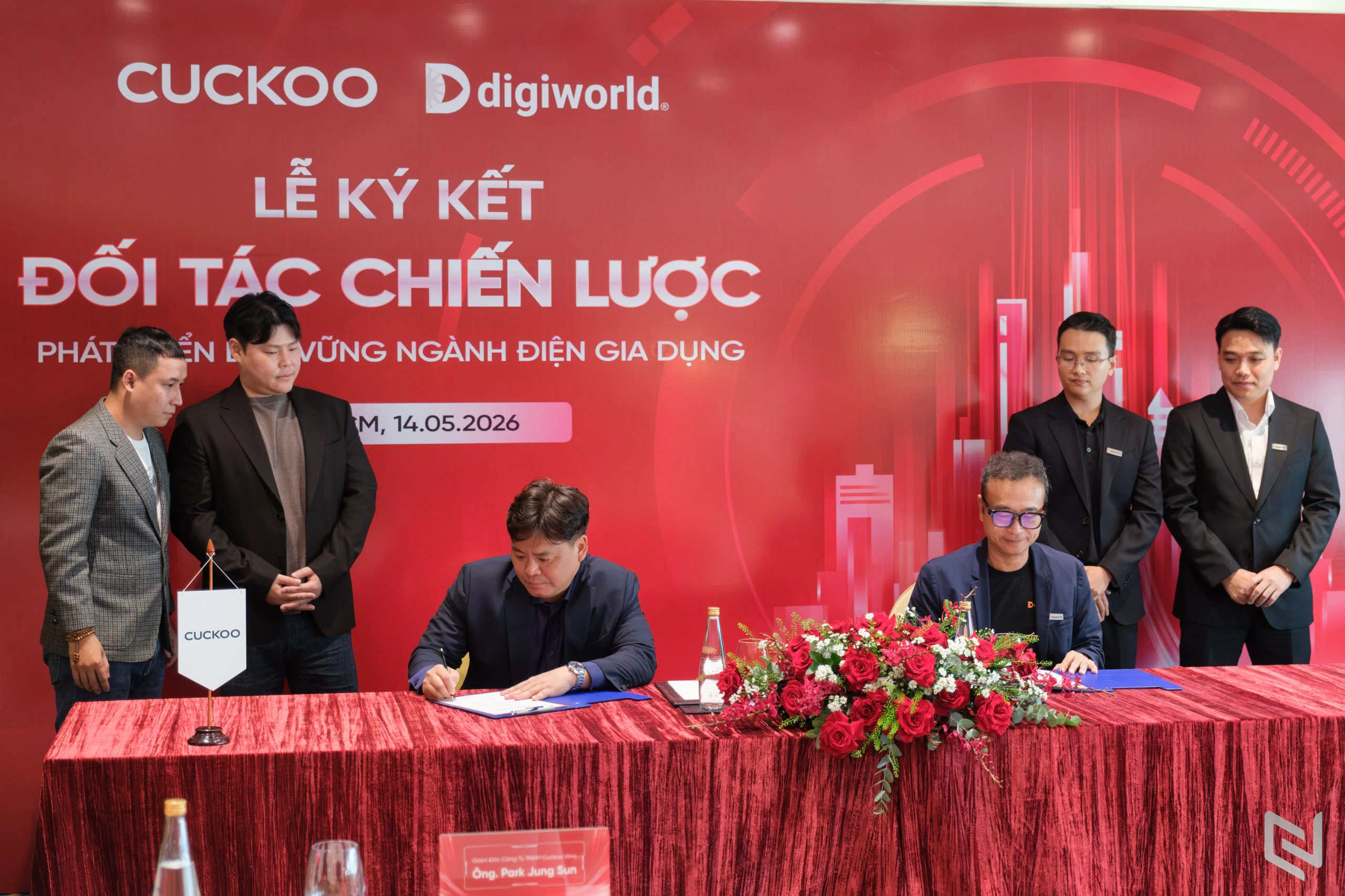 Digiworld và CUCKOO ký kết đối tác chiến lược, thúc đẩy thị trường điện gia dụng Việt Nam