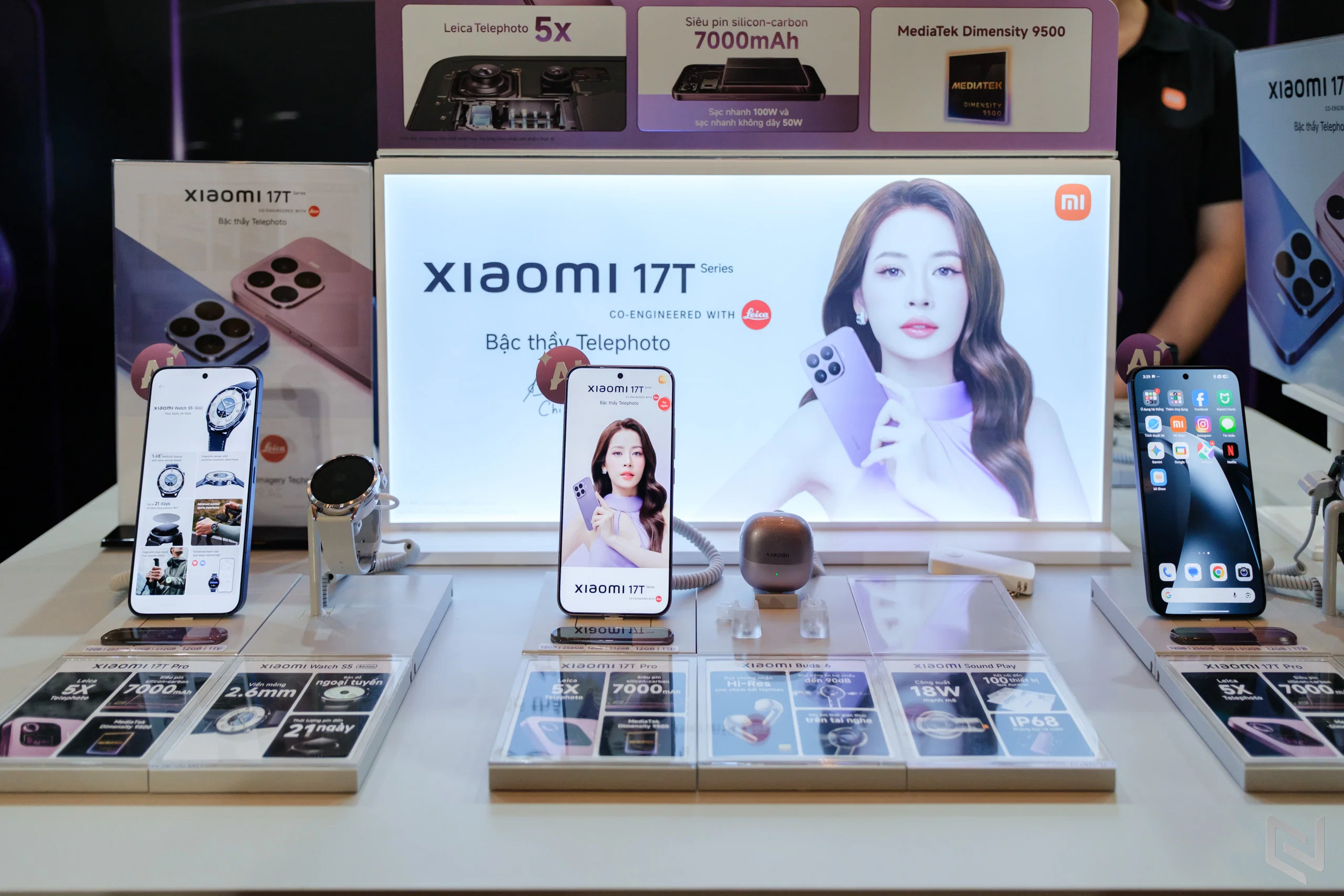 Xiaomi 17T Series ra mắt tại Việt Nam: Camera Leica 5x Telephoto, pin 7000mAh và HyperAI thế hệ mới