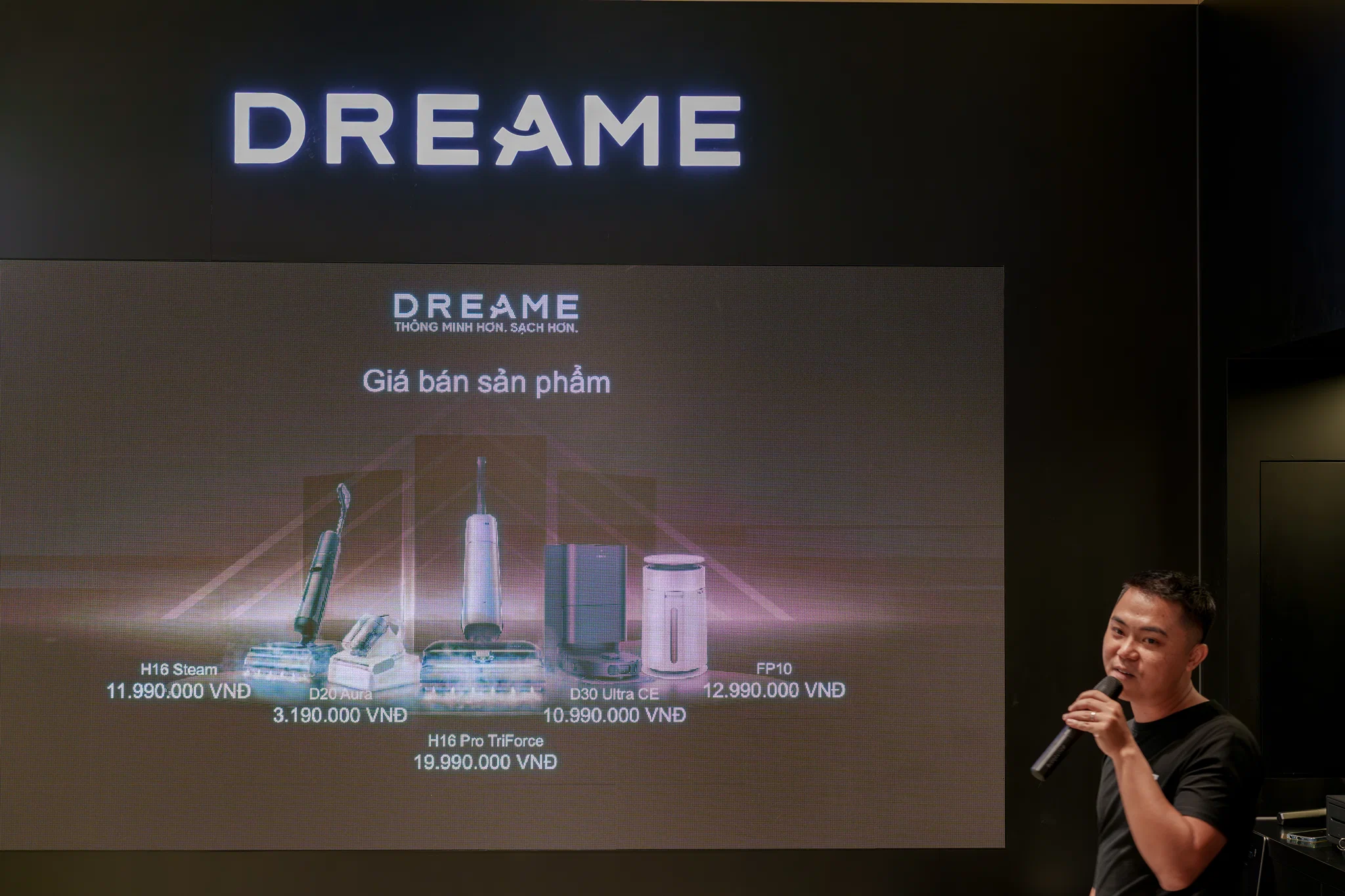 Dreame ra mắt máy hút bụi lau nhà H16 Pro TriForce cùng loạt thiết bị vệ sinh thông minh tại Việt Nam