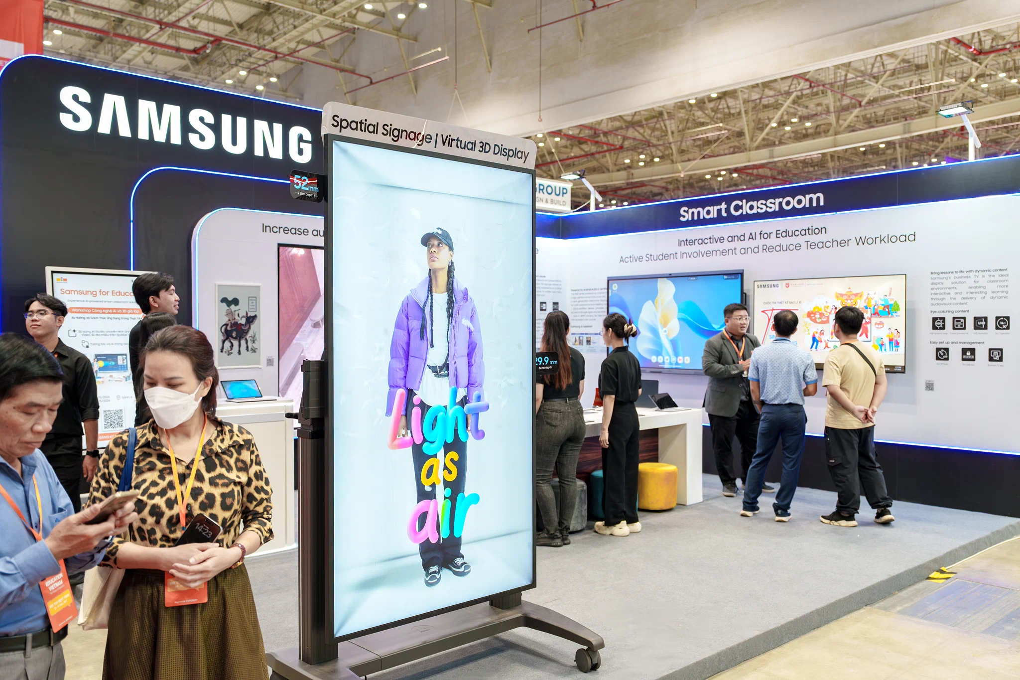Samsung trình diễn lớp học thông minh tại Education Vietnam 2026: Từ AI đến màn hình 3D không kính