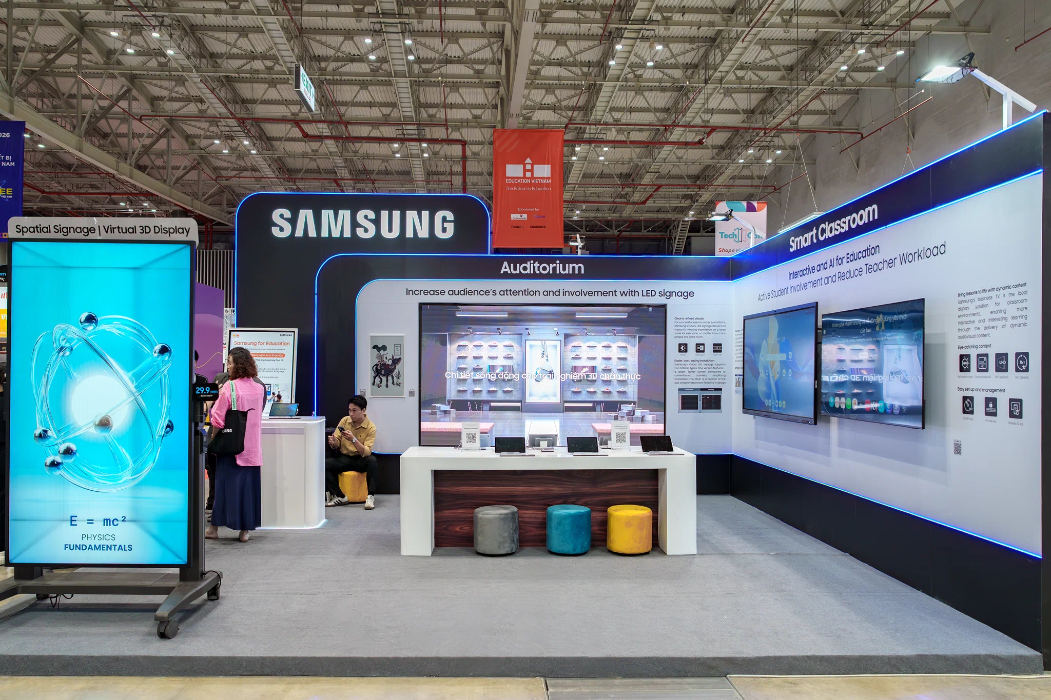 Samsung trình diễn lớp học thông minh tại Education Vietnam 2026: Từ AI đến màn hình 3D không kính