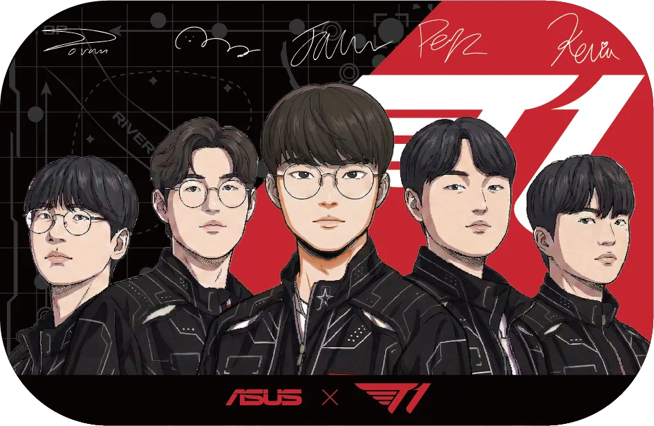ASUS hợp tác T1 ra mắt GeForce RTX 5070 và RTX 5060 Ti dành cho game thủ esports