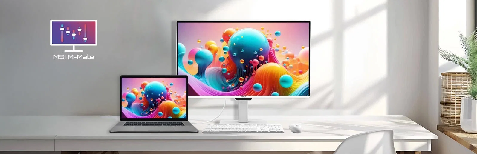 MSI PRO MAX Series: Dòng màn hình QD-OLED tích hợp sâu hệ sinh thái Mac với M-Mate, KVM và chuẩn màu chuyên nghiệp
