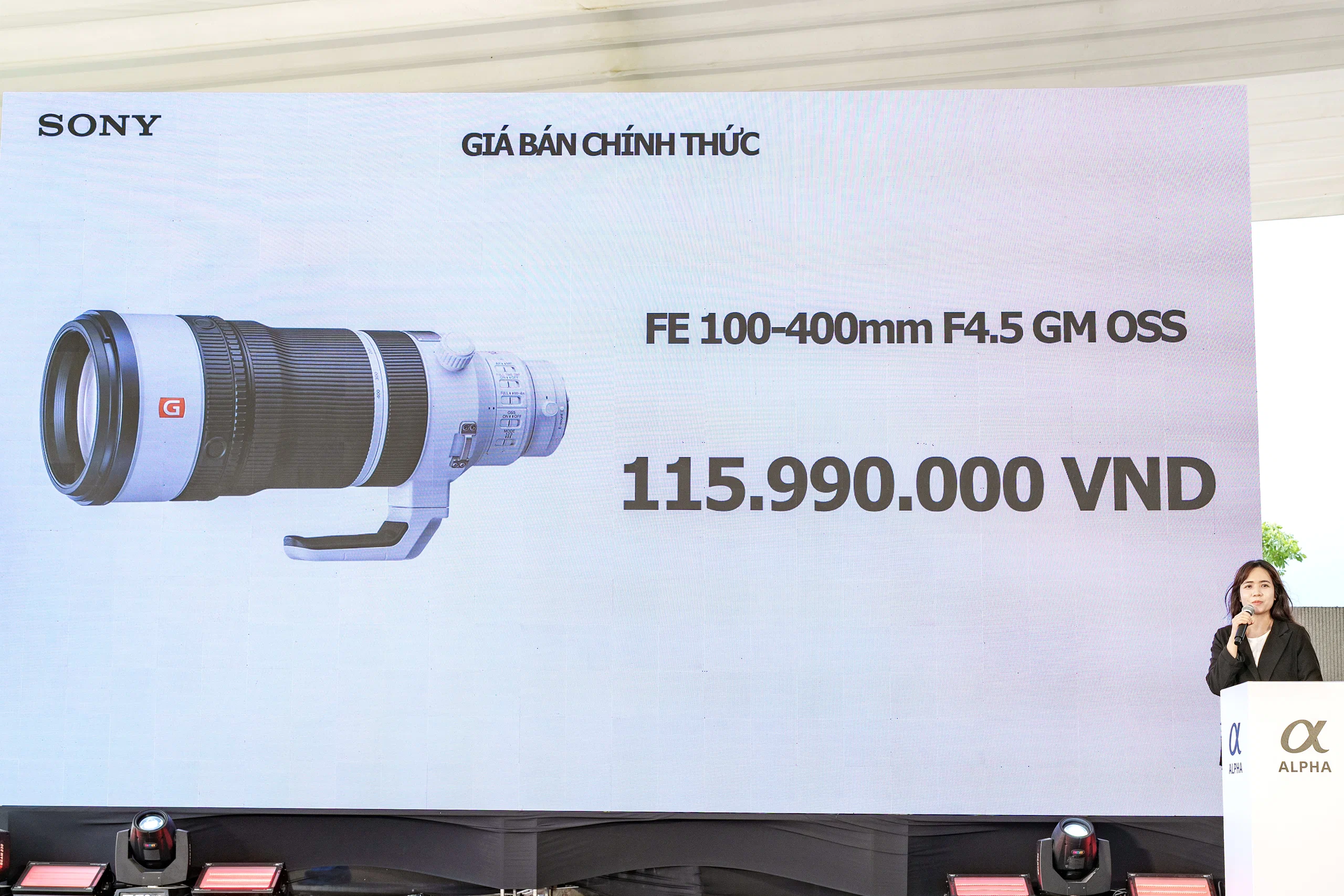 Sony ra mắt máy ảnh Alpha 7R VI và ống kính FE 100-400mm F4.5 GM OSS tại Việt Nam