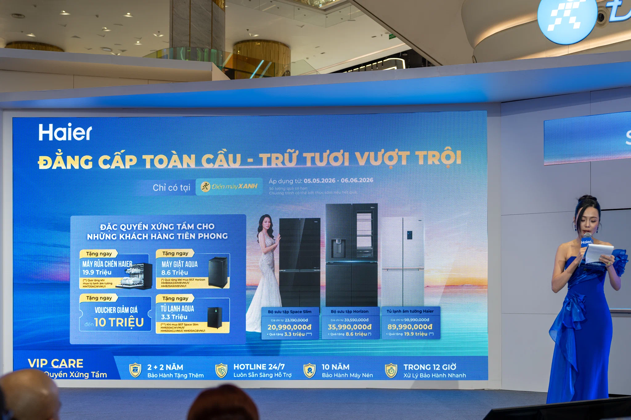 Haier mở rộng hệ sinh thái gia dụng tại Việt Nam với tủ lạnh Horizon Collection và TV QD-MiniLED thế hệ mới