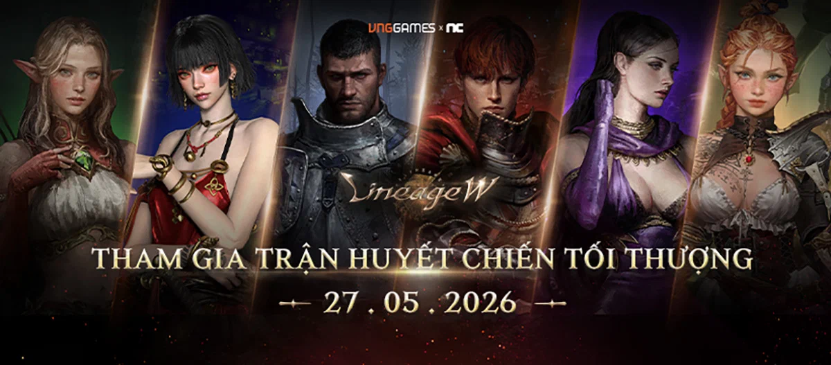 Lineage W chính thức khai mở SEA, game thủ Việt đổ bộ vào cuộc chiến Aden
