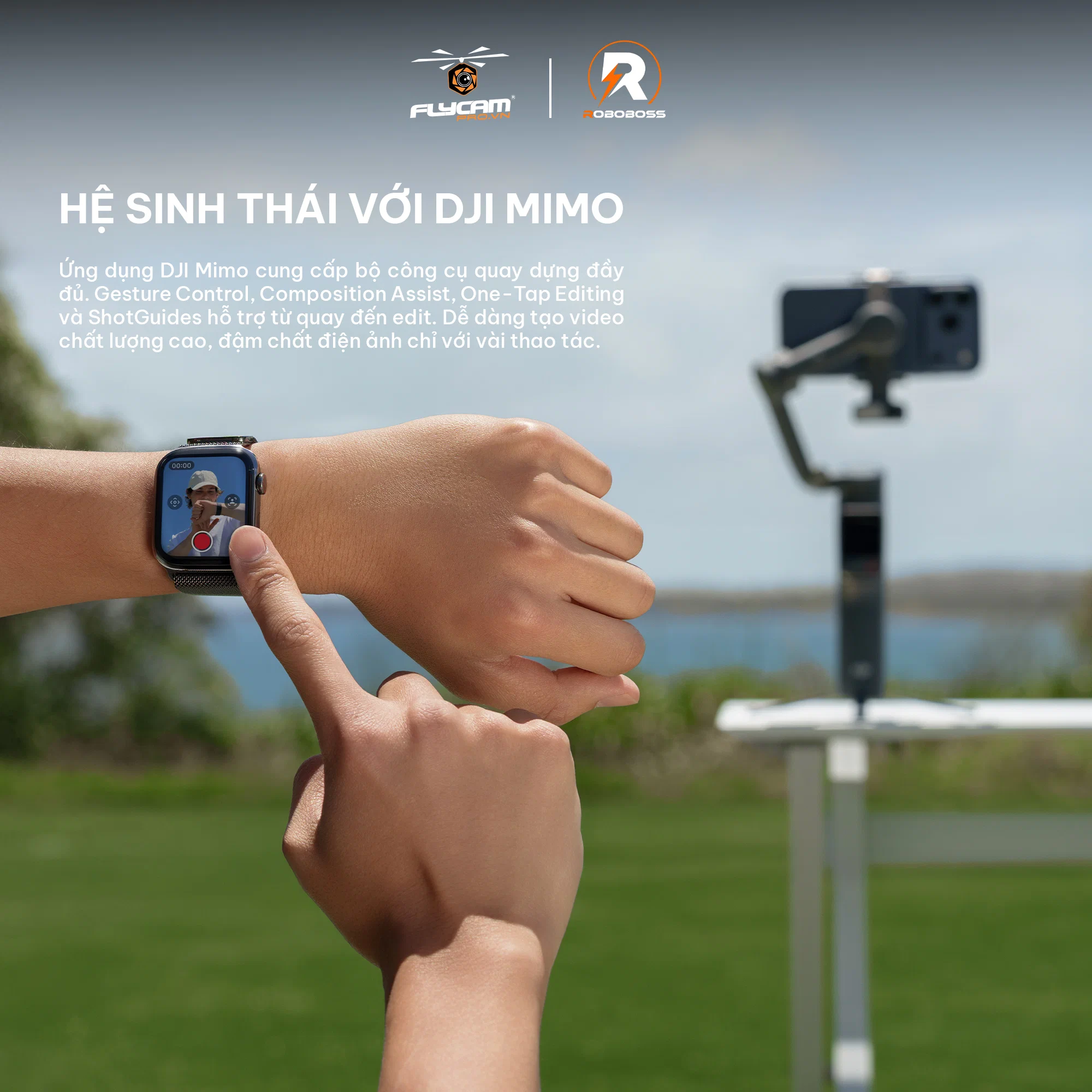 DJI Osmo Mobile 8P ra mắt với điều khiển FrameTap và chống rung thế hệ mới