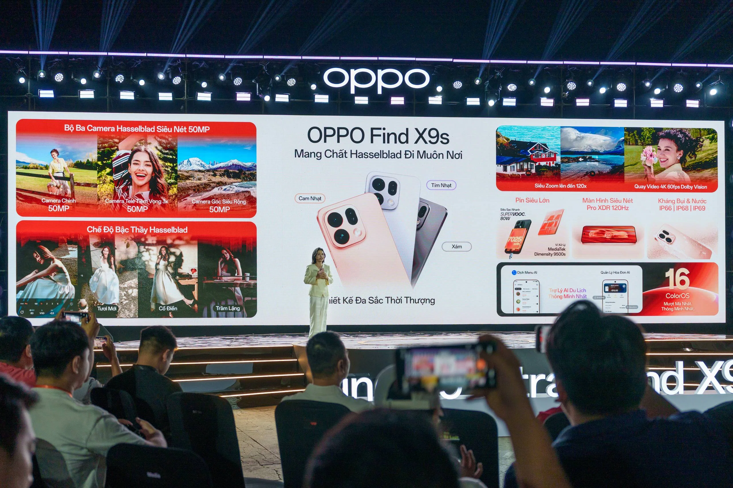 OPPO Find X9 Ultra và Find X9s ra mắt tại Việt Nam, đưa trải nghiệm nhiếp ảnh Hasselblad đến gần hơn với người dùng