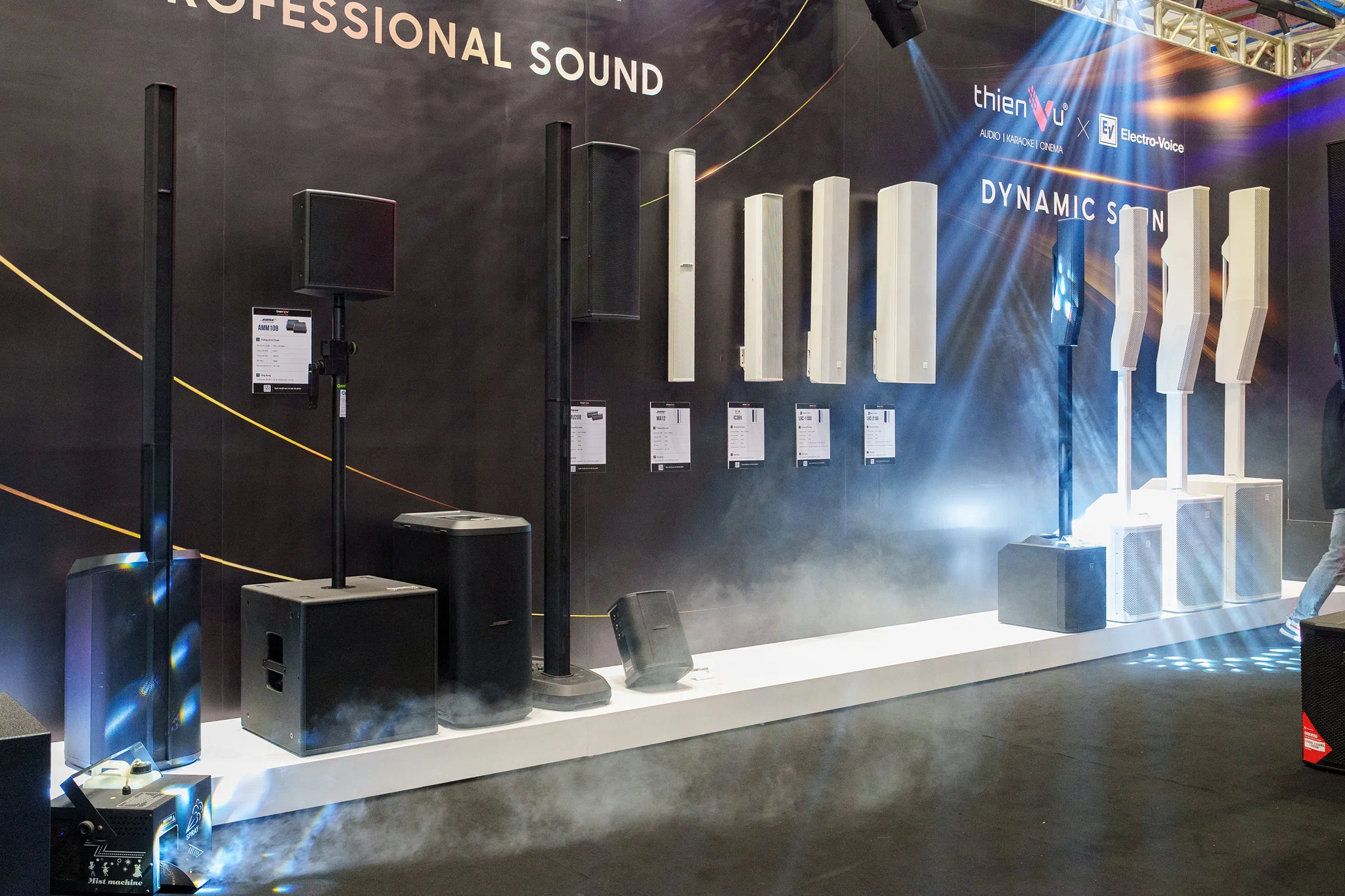Gian hàng Thiên Vũ Audio tại Plase Show SG 2026 - Nổi bật với các dòng loa biểu diễn Electro-Voice