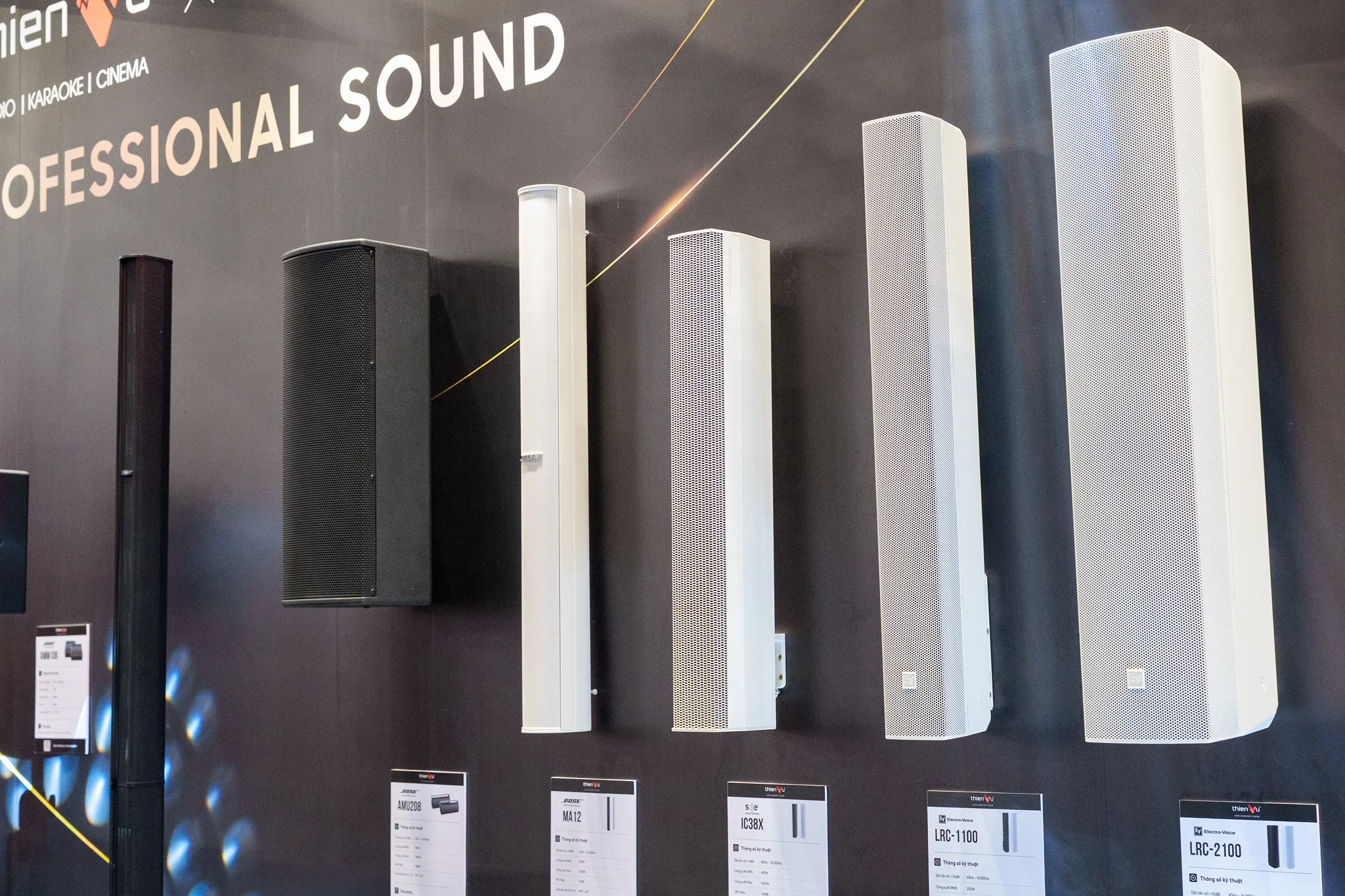 Gian hàng Thiên Vũ Audio tại Plase Show SG 2026 - Nổi bật với các dòng loa biểu diễn Electro-Voice
