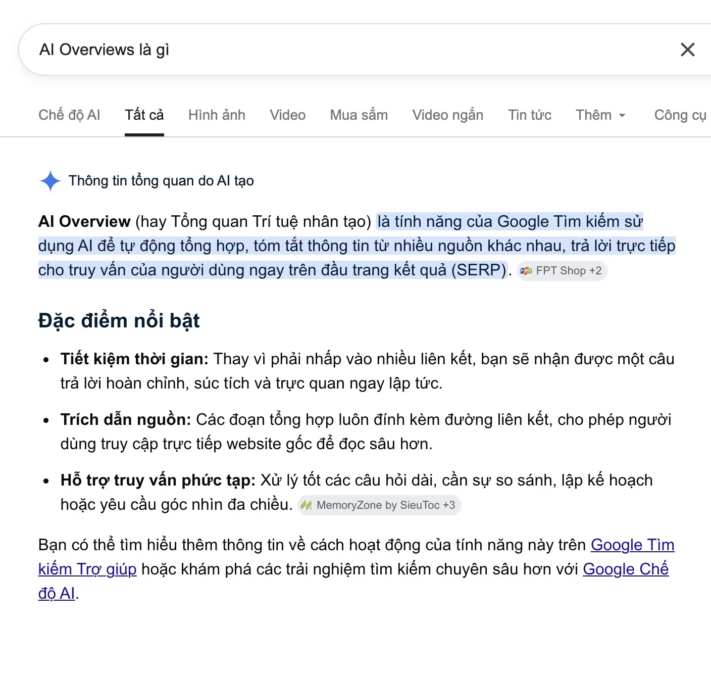 Tìm kiếm bằng AI đang thay đổi cách Google xếp hạng nội dung trên web