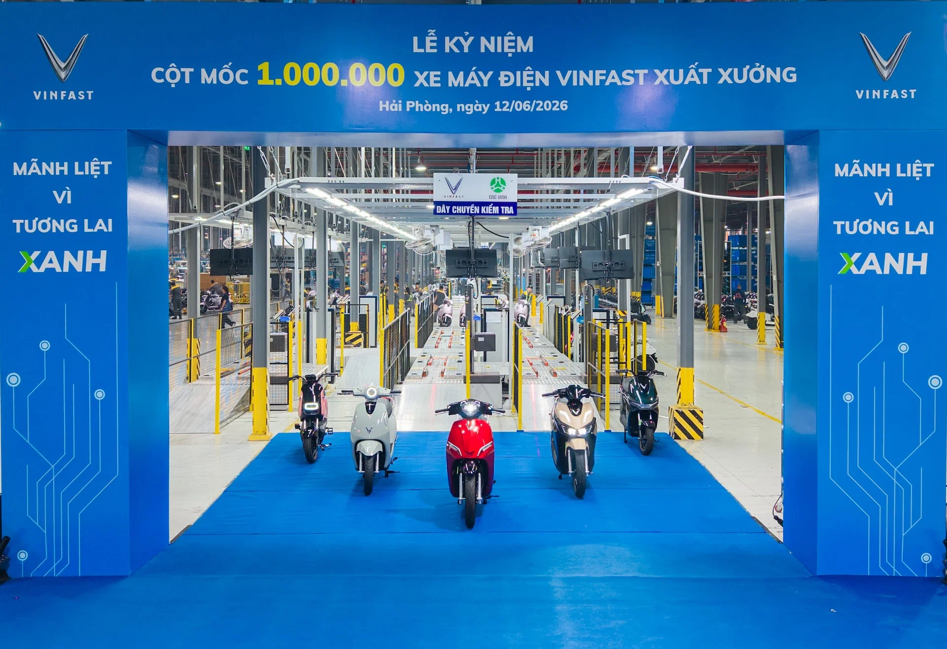 VinFast xuất xưởng chiếc xe máy điện thứ một triệu sau gần 8 năm