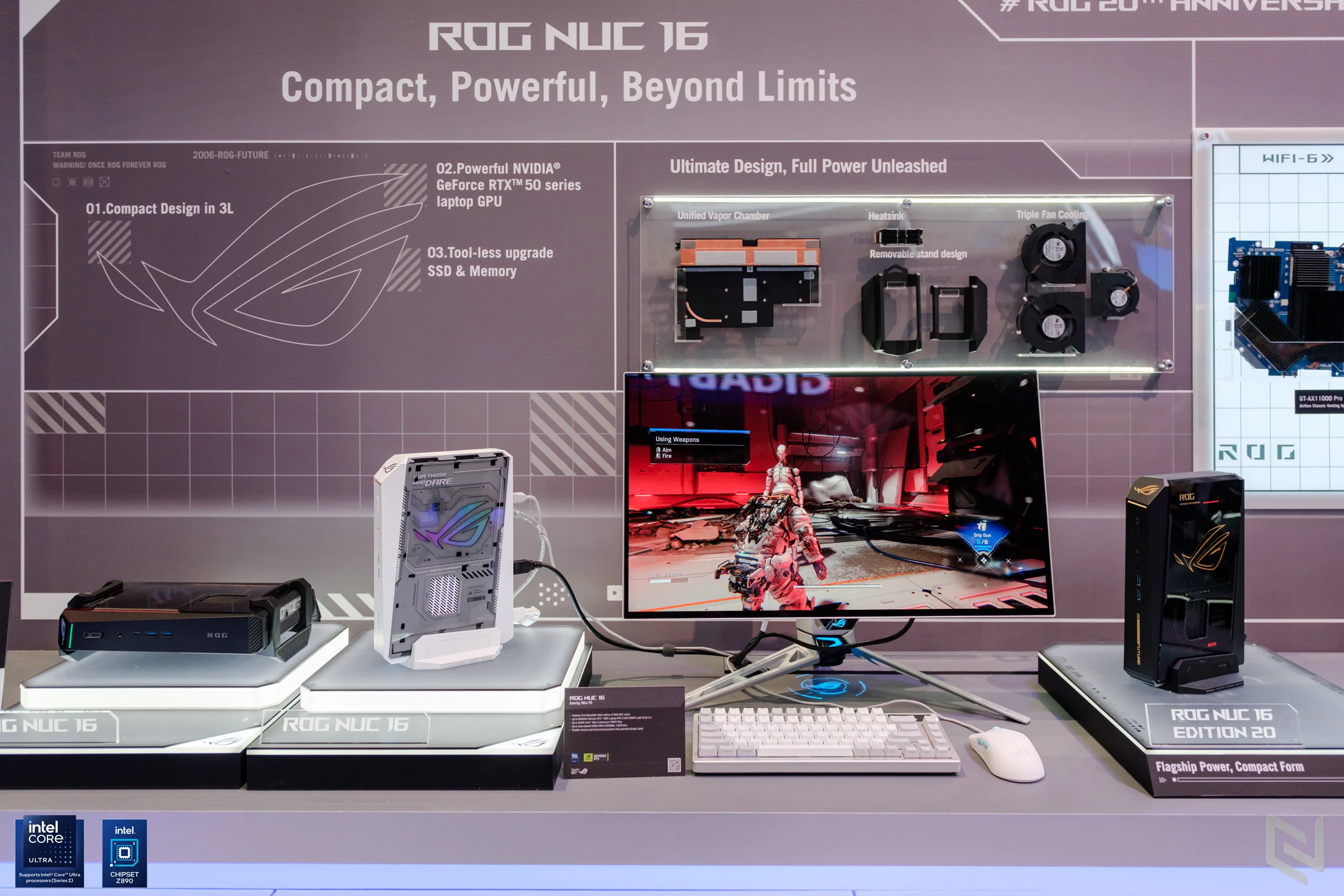 Gian hàng linh kiện ASUS tại COMPUTEX 2026: Kỷ niệm 20 năm ROG với loạt phần cứng đỉnh cao
