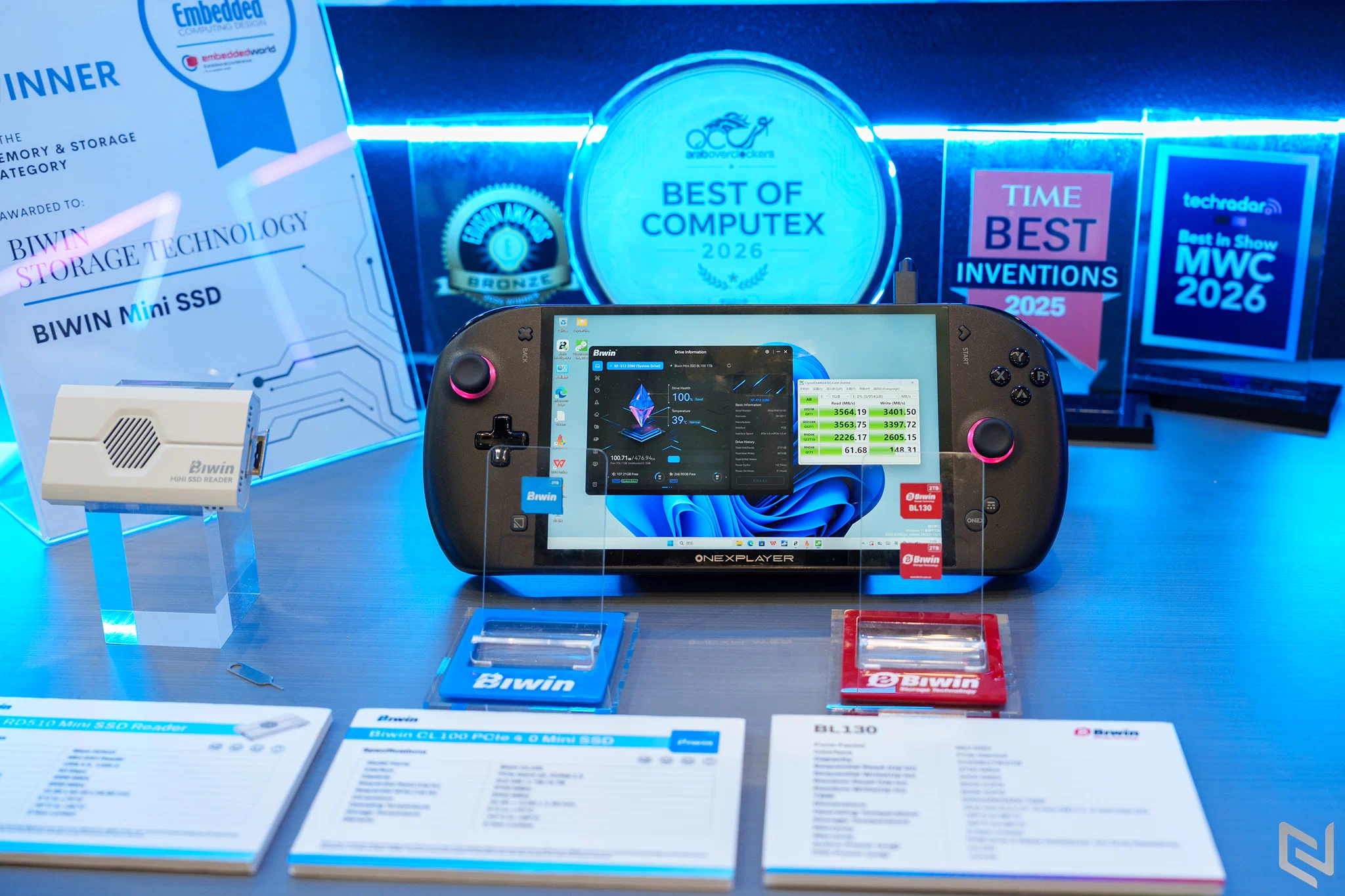 Biwin và Origin Code giới thiệu danh mục bộ nhớ và lưu trữ hiệu năng cao tại COMPUTEX 2026
