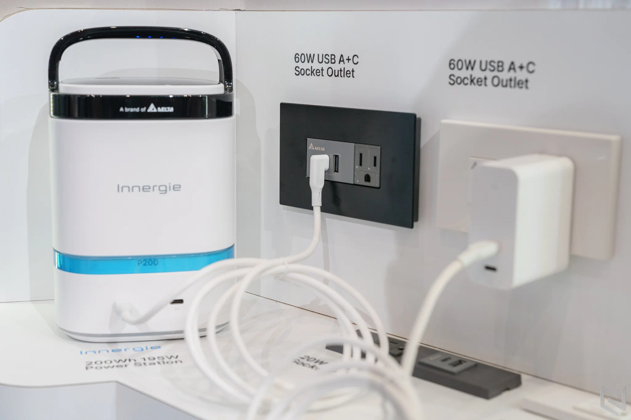 Delta Electronics mang thương hiệu Innergie đến COMPUTEX 2026 với ổ cắm USB tích hợp và trạm điện di động