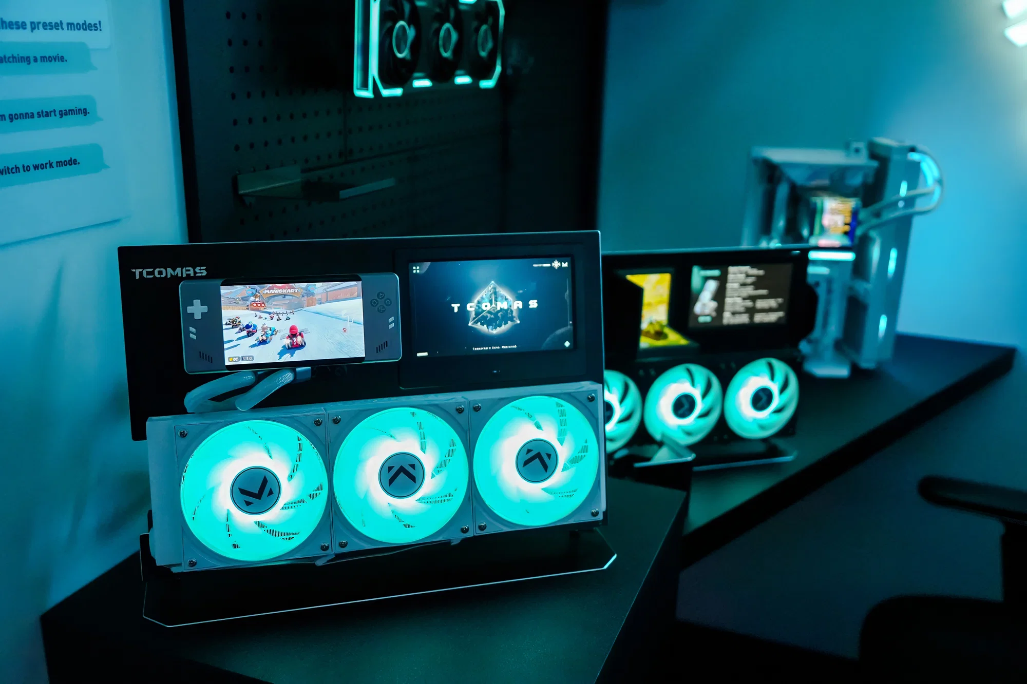 TCOMAS ra mắt tản nhiệt AIO đầu tiên thế giới có màn hình 3D triple-display tại COMPUTEX 2026