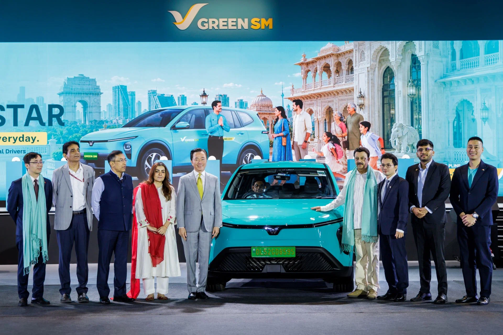 Green SM chính thức vào Ấn Độ với dịch vụ taxi điện Green SM Limo