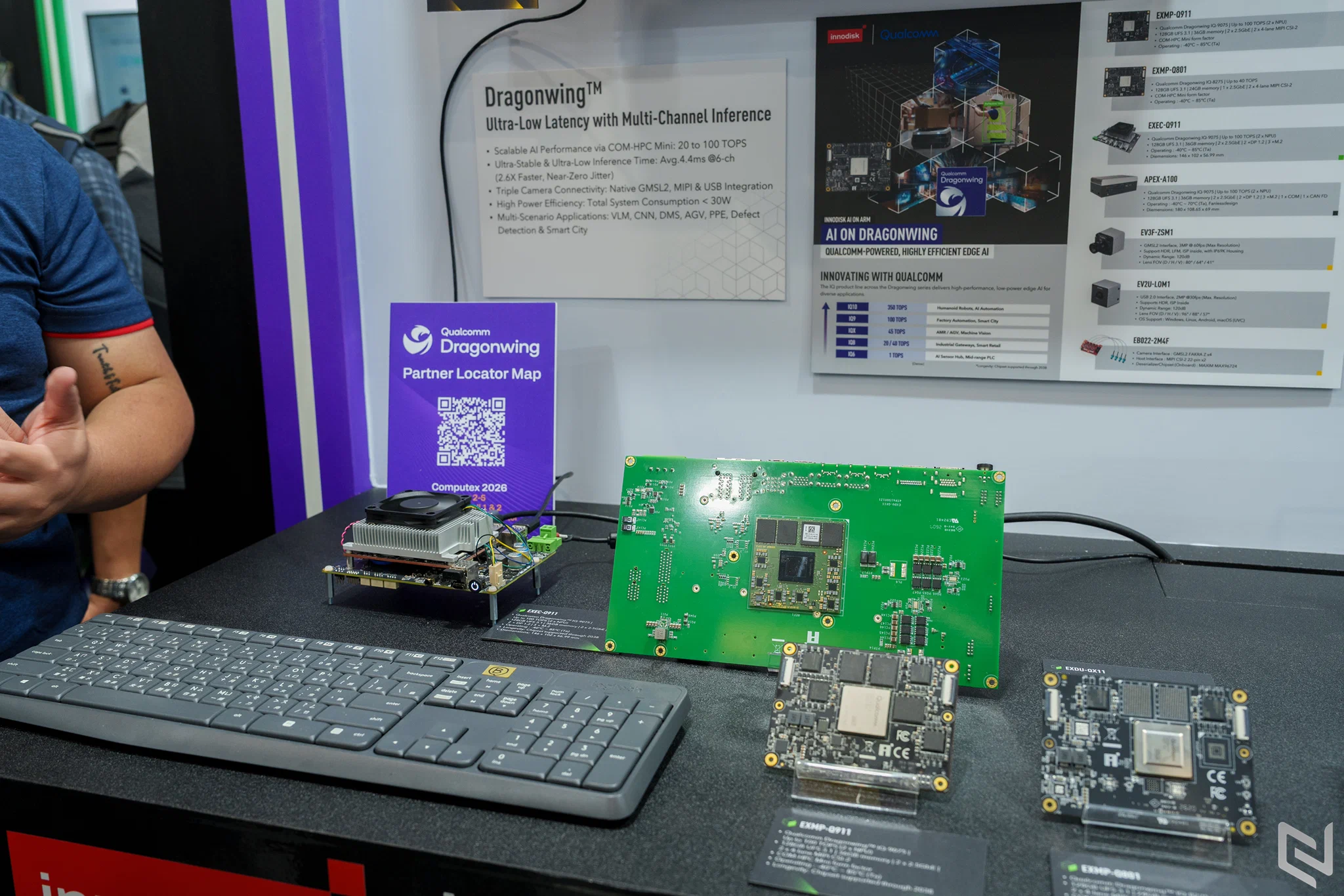 Innodisk giới thiệu hệ sinh thái Edge AI năm tầng và mở rộng dòng Qualcomm Dragonwing tại COMPUTEX 2026