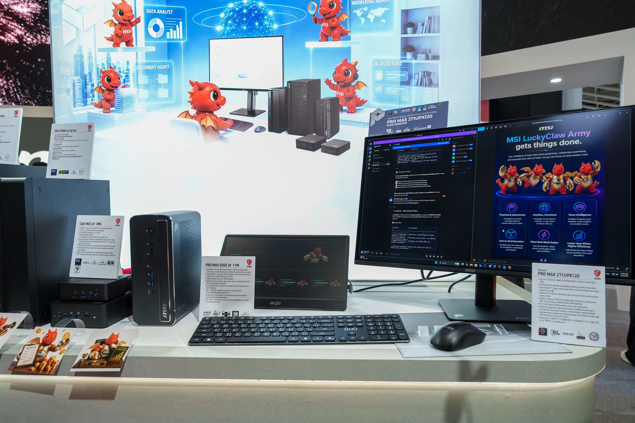 Gian hàng linh kiện MSI tại COMPUTEX 2026: Agentic AI, RTX 5090 và loạt sản phẩm mới