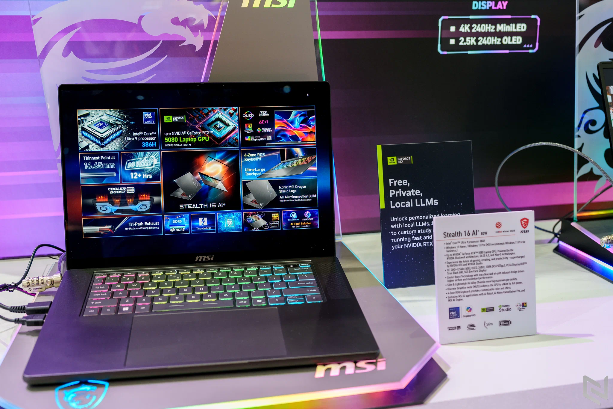 MSI mang loạt laptop AI, gaming và máy chơi game cầm tay thế hệ mới đến COMPUTEX 2026