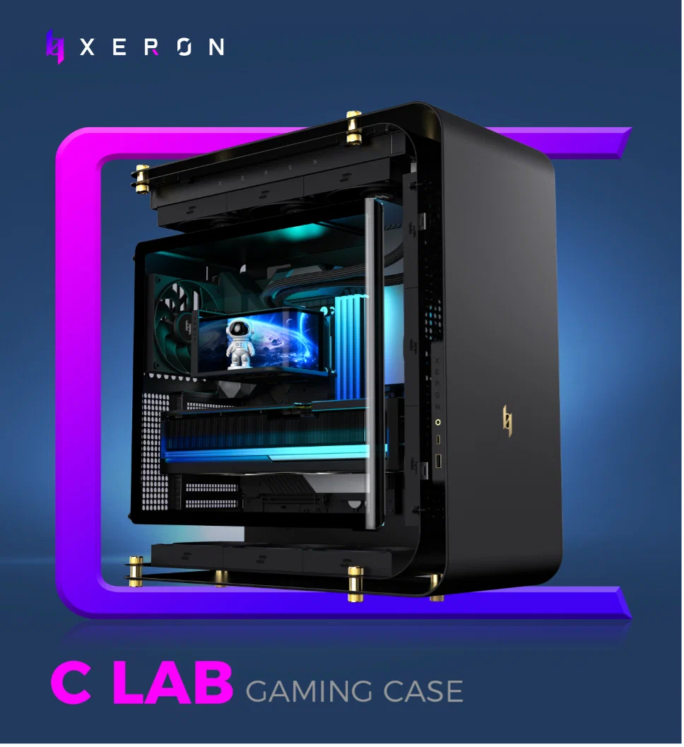 XERON giới thiệu vỏ case flagship C-Lab, S-Lab cùng hệ sinh thái tản nhiệt và nguồn tại COMPUTEX 2026