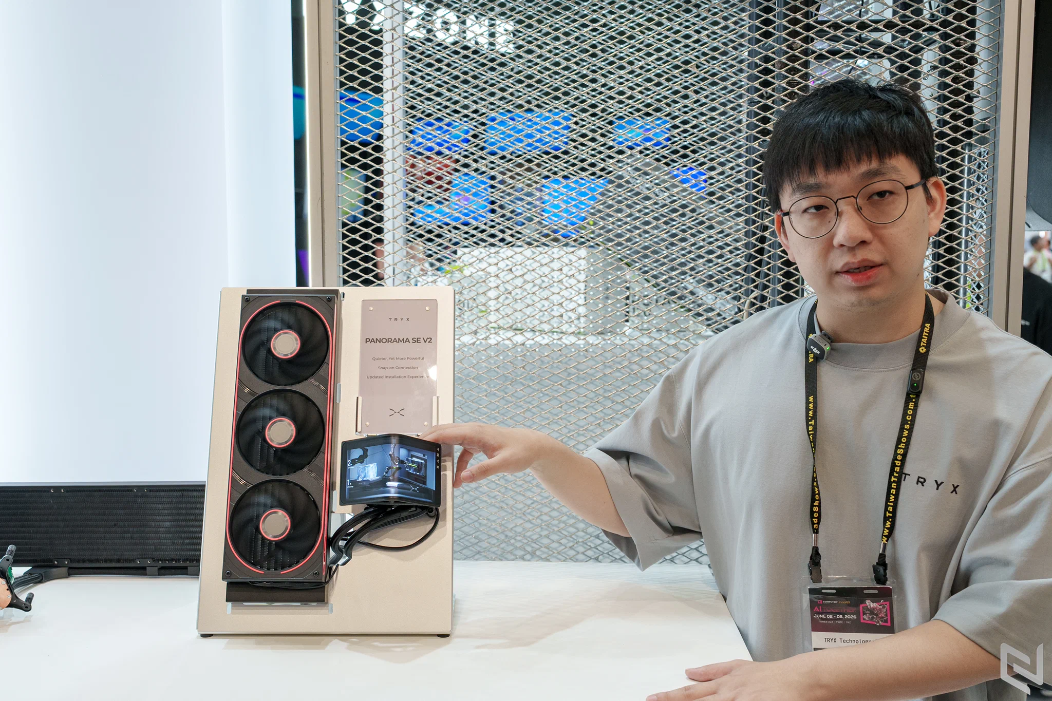 TRYX giới thiệu tản nhiệt AIO holographic HOLO và loạt sản phẩm mới tại COMPUTEX 2026