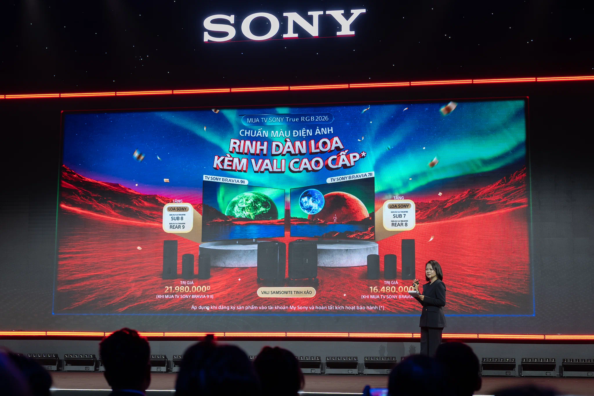 Sony nâng cấp rạp phim tại gia với TV BRAVIA True RGB và BRAVIA Theatre 2026