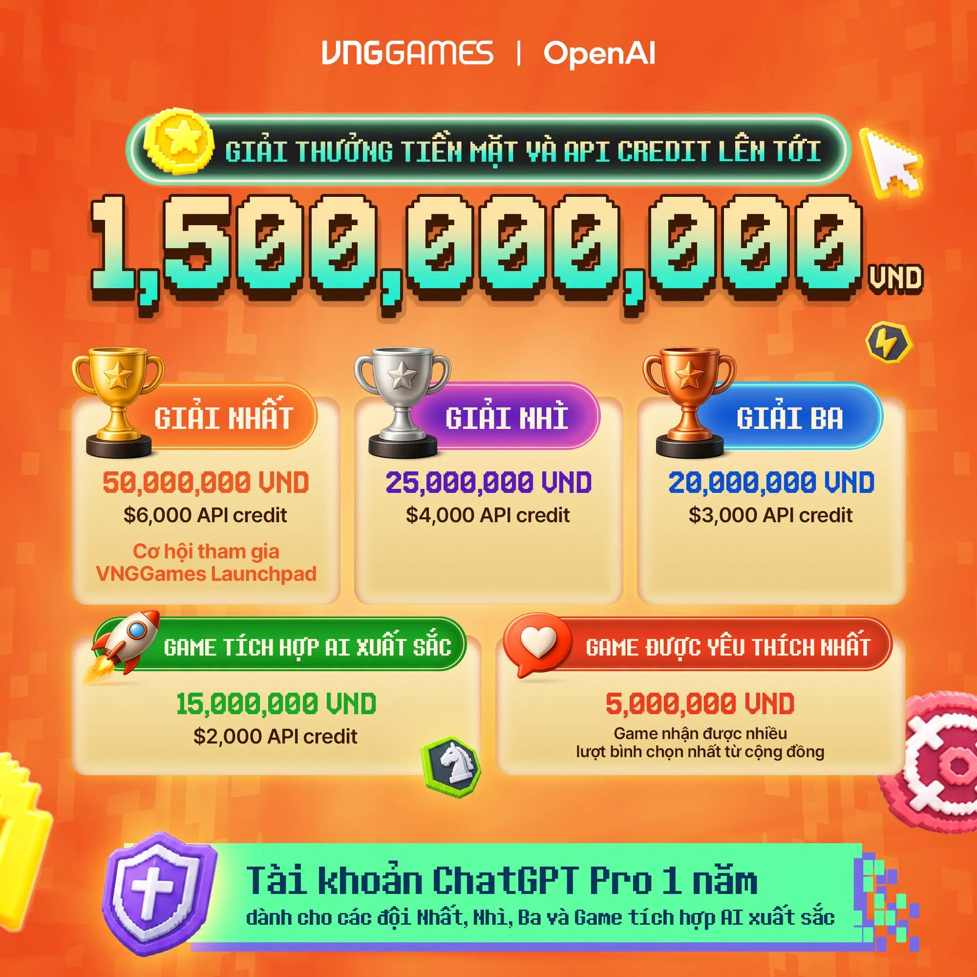 VNGGames khởi động Prompt To Play, cuộc thi làm game AI với giải thưởng 1.5 tỷ đồng