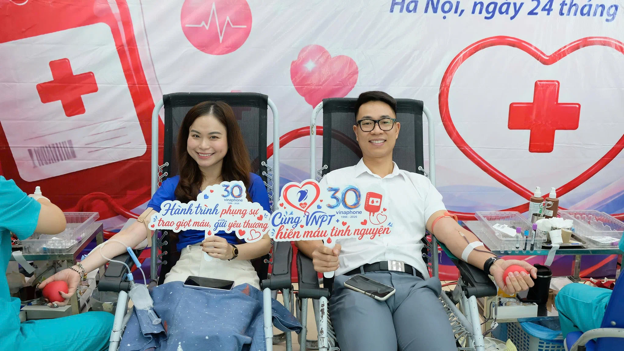 VNPT VinaPhone tổ chức ngày hội hiến máu nhân kỷ niệm 30 năm thành lập
