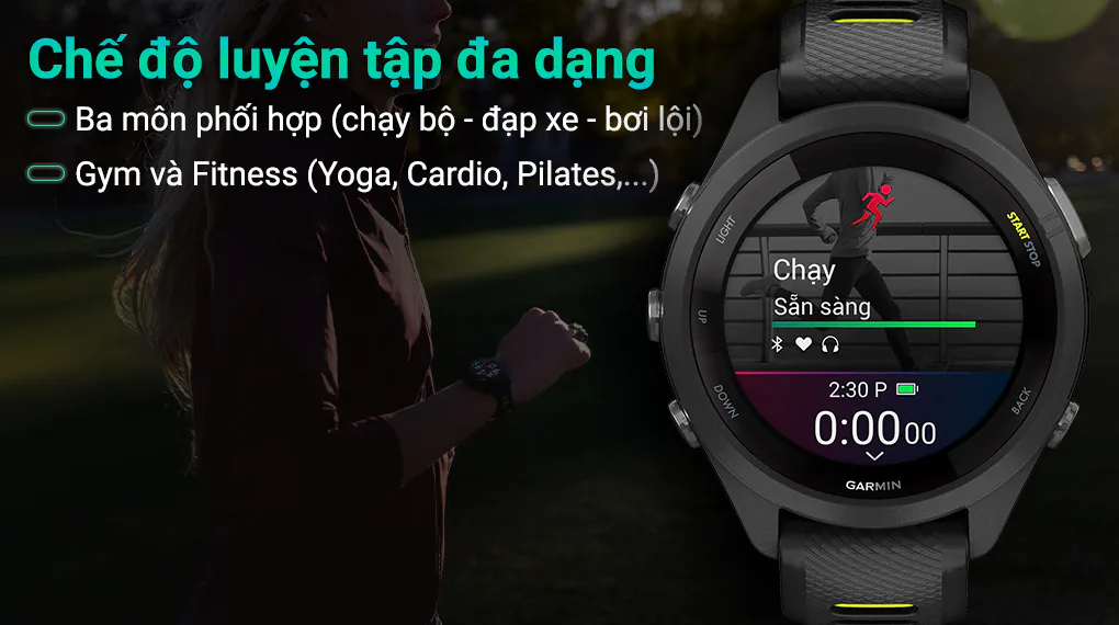 Chữ “S” trong đồng hồ Garmin Forerunner 265S có ý nghĩa gì?