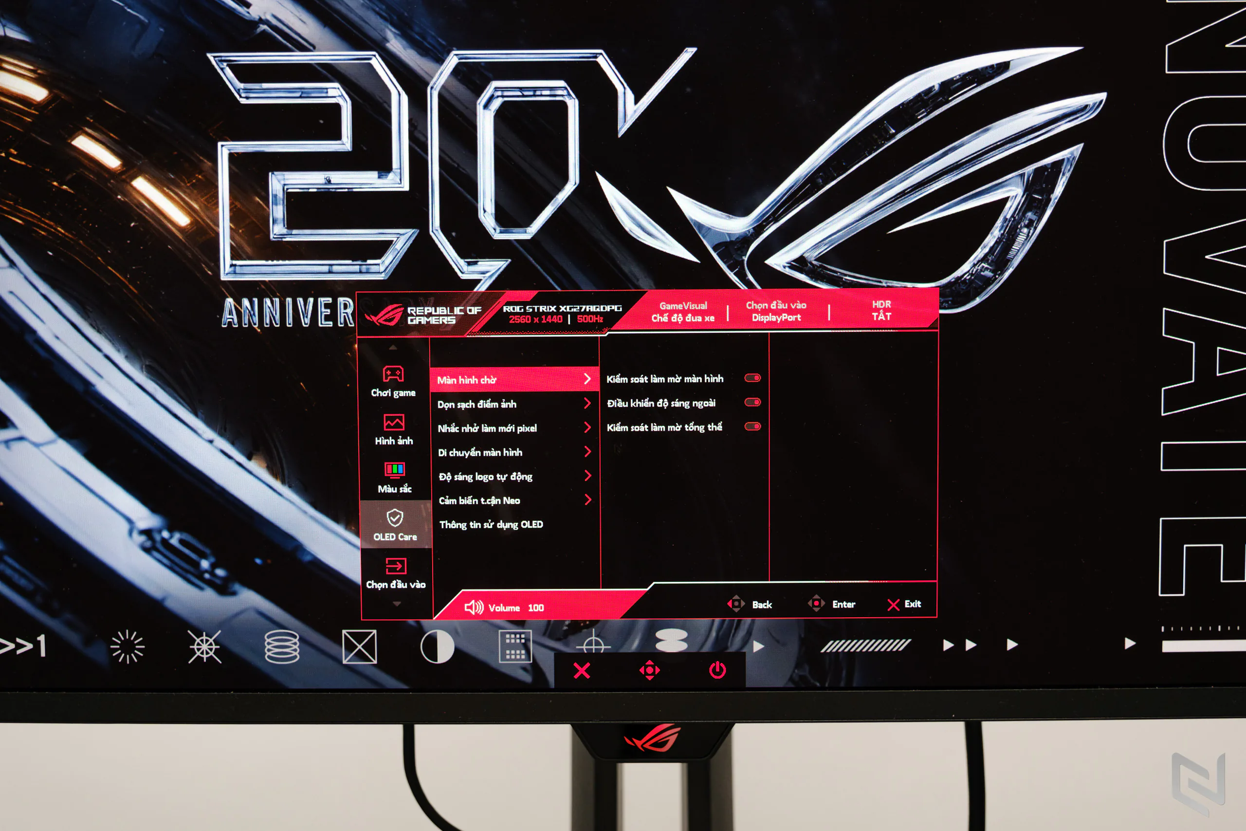 Trên tay ASUS ROG Strix OLED XG27AQDPG - màn hình QD-OLED QHD 500Hz hướng đến game thủ eSports