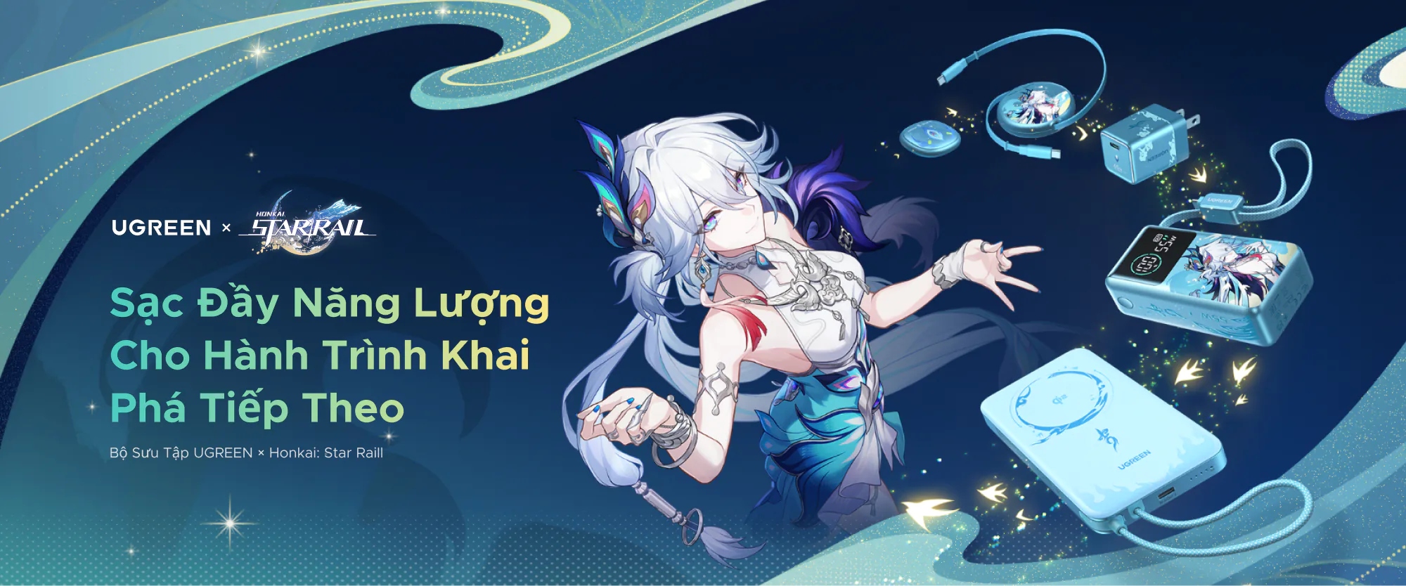 Bộ sưu tập UGREEN x Honkai: Star Rail chính thức mở bán tại Việt Nam