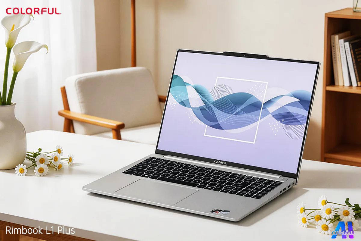 COLORFUL ra mắt Rimbook L1 Plus với Ryzen 7, màn hình 2.5K 120Hz