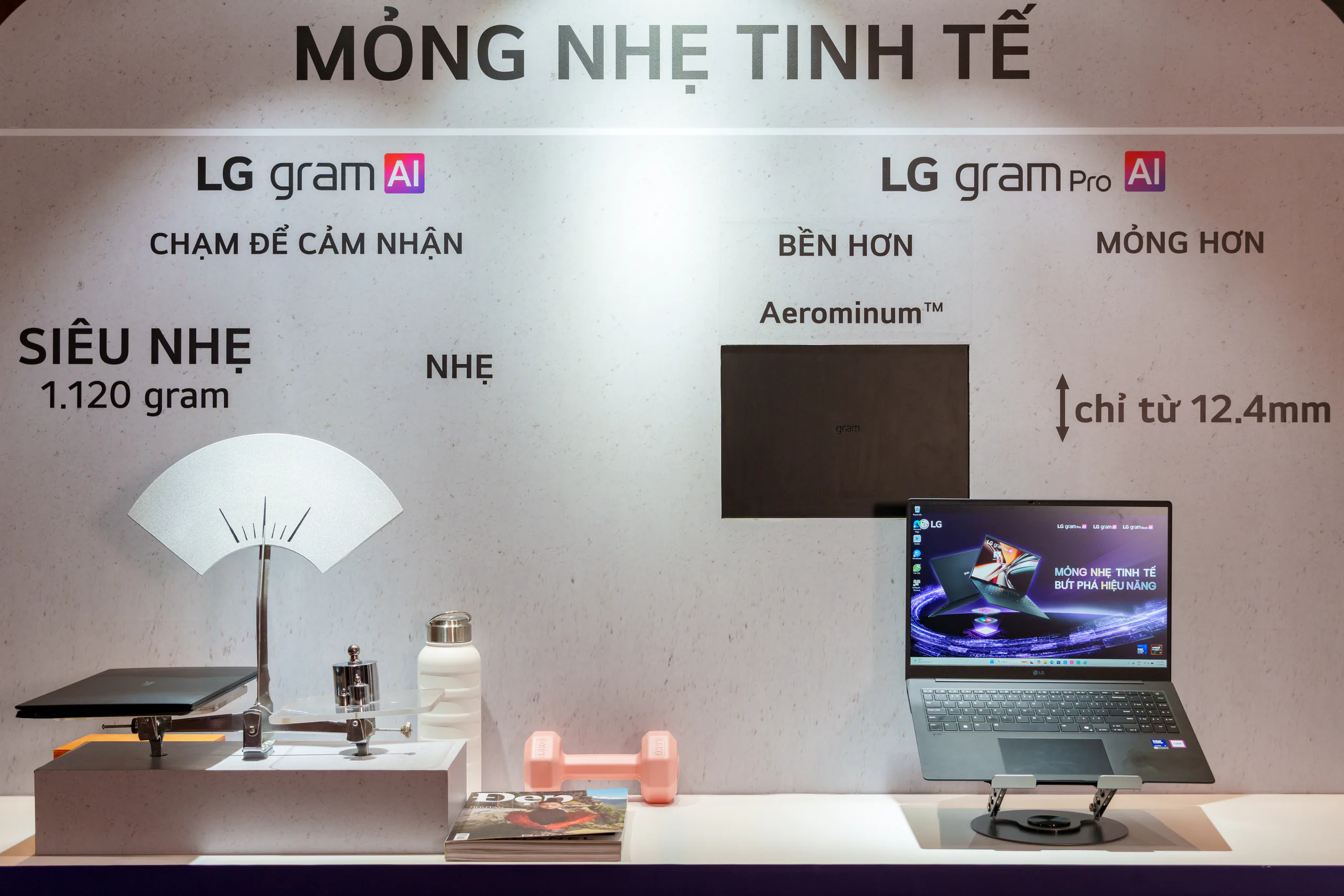 Laptop LG gram AI 2026 ra mắt với Dual AI và chất liệu Aerominum siêu nhẹ