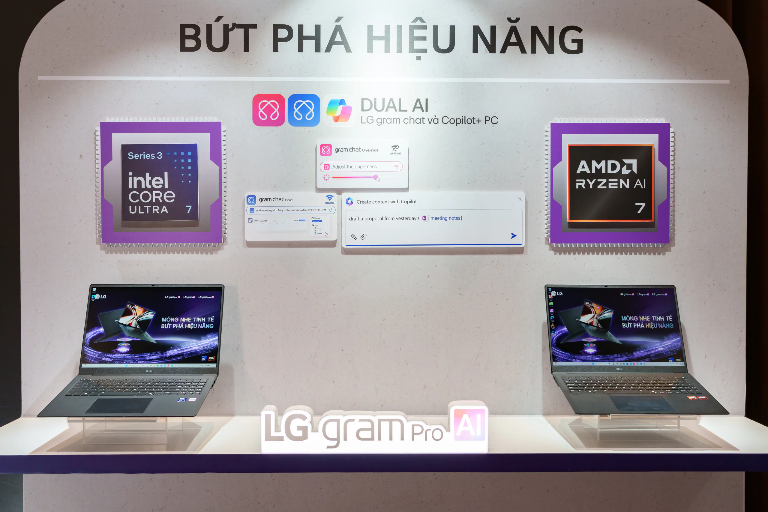 Laptop LG gram AI 2026 ra mắt với Dual AI và chất liệu Aerominum siêu nhẹ
