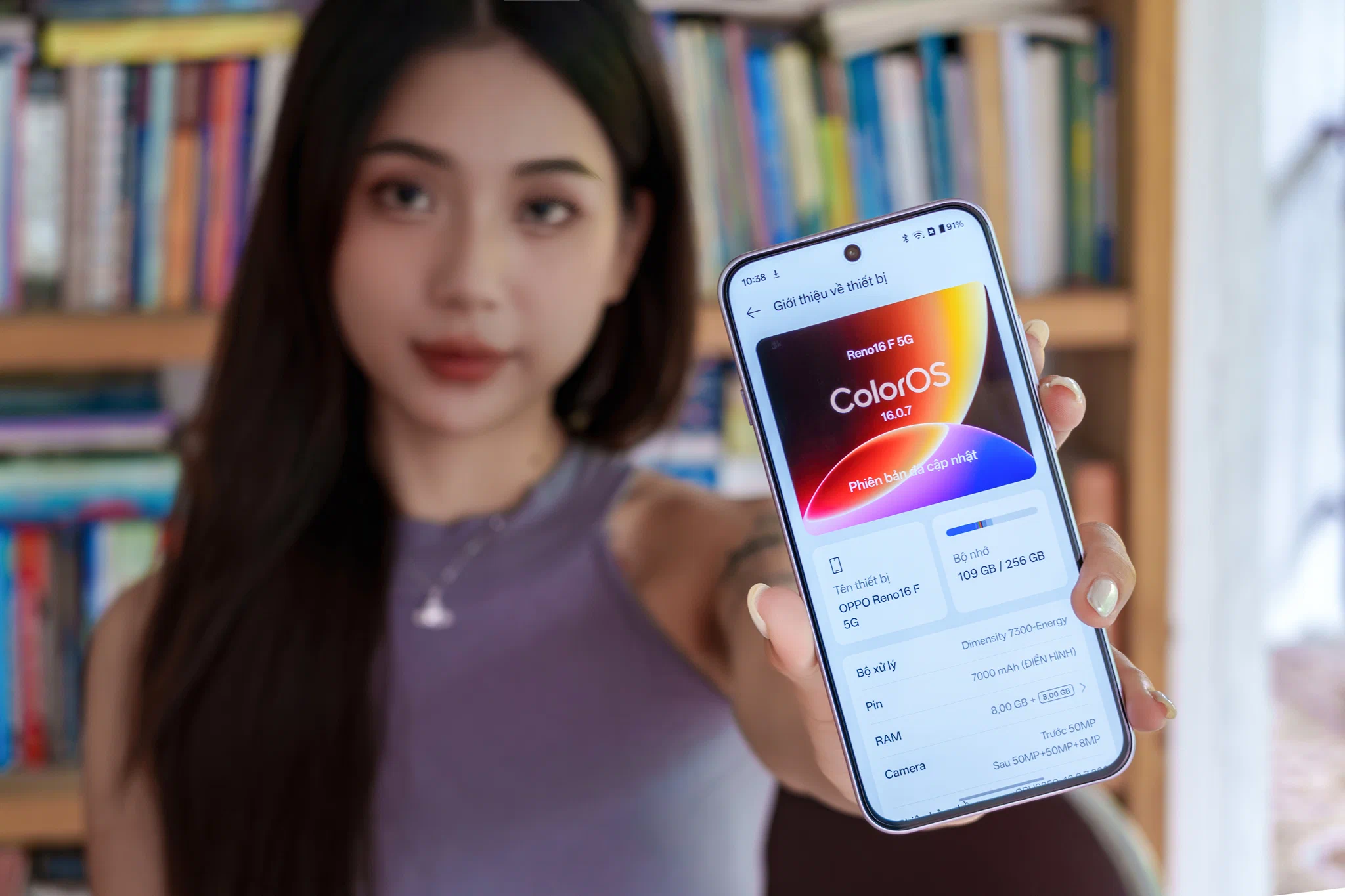Mở hộp OPPO Reno16 F 5G: Thiết kế cá tính, camera AI đậm chất Gen Z và hiệu năng tốt cho mọi nhu cầu