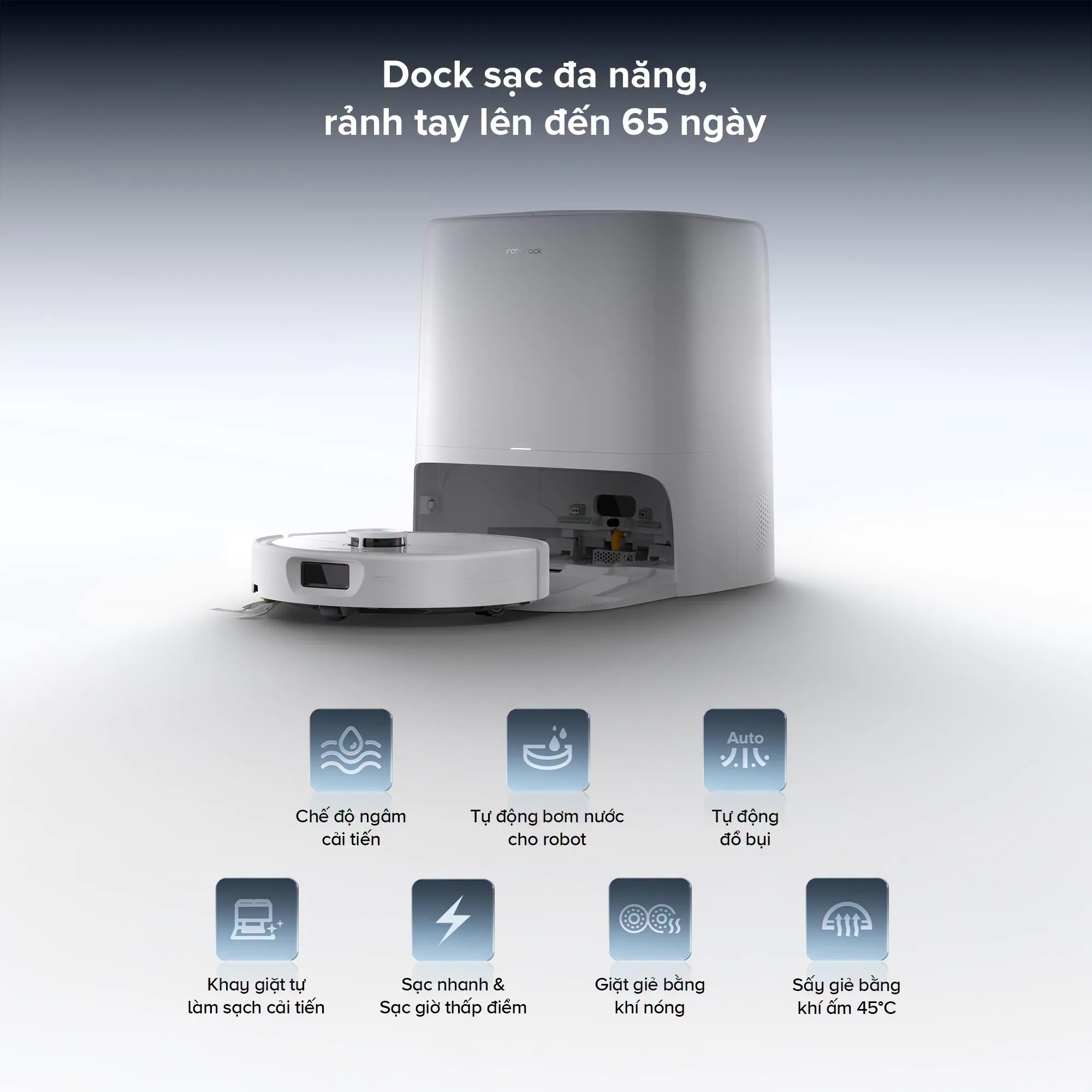 Roborock Qrevo 2 Pro ra mắt tại Việt Nam với lực hút 25,000Pa và dock tự làm sạch