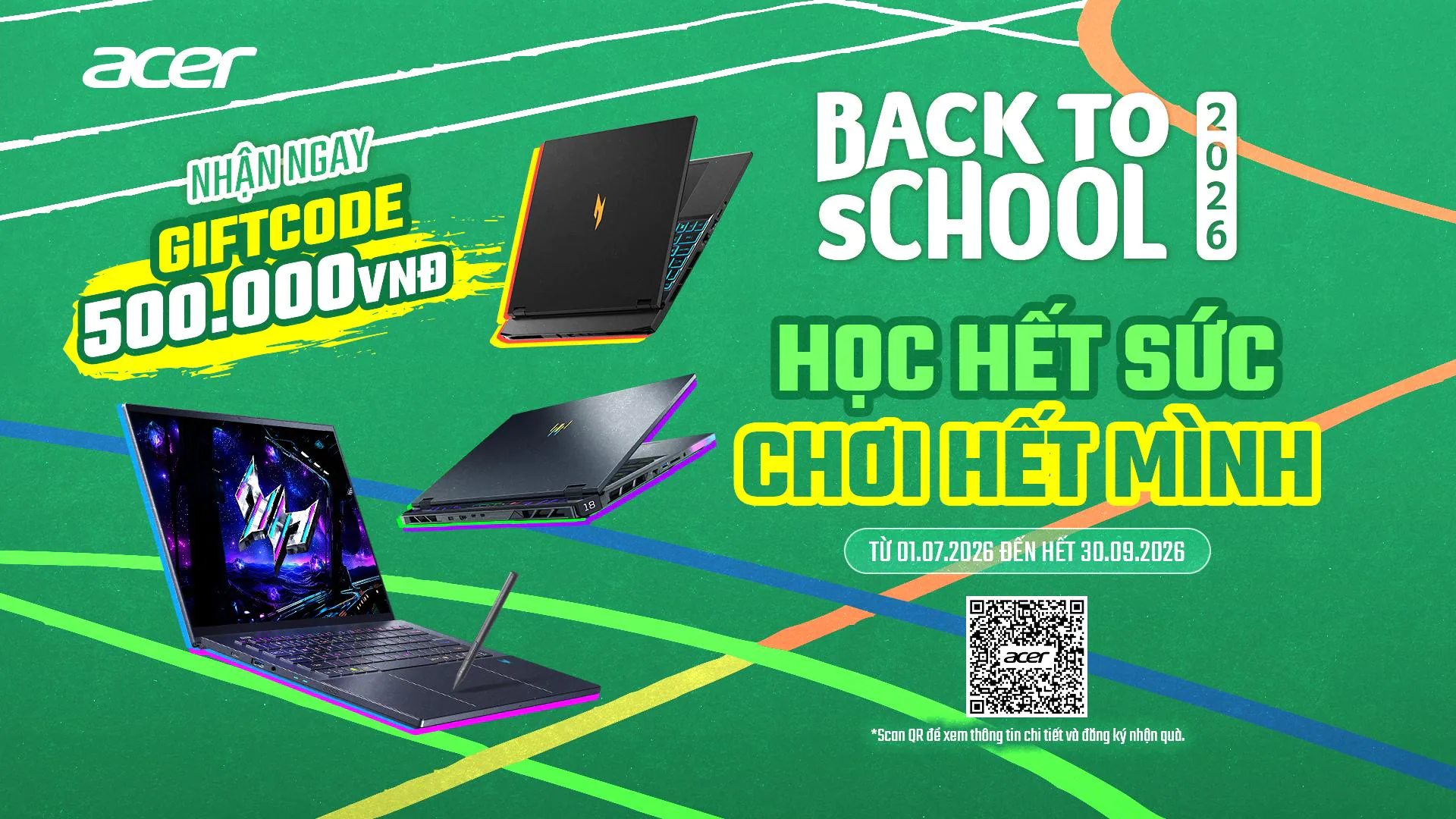 Top 3 laptop gaming Acer Nitro ProPanel phù hợp học tập, sáng tạo và giải trí năm 2026