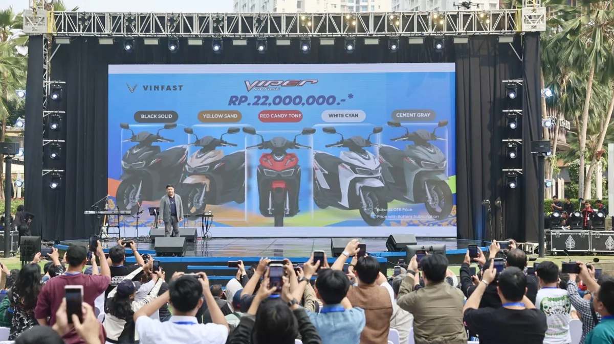 VinFast khai trương 20 đại lý xe máy điện trên toàn Indonesia