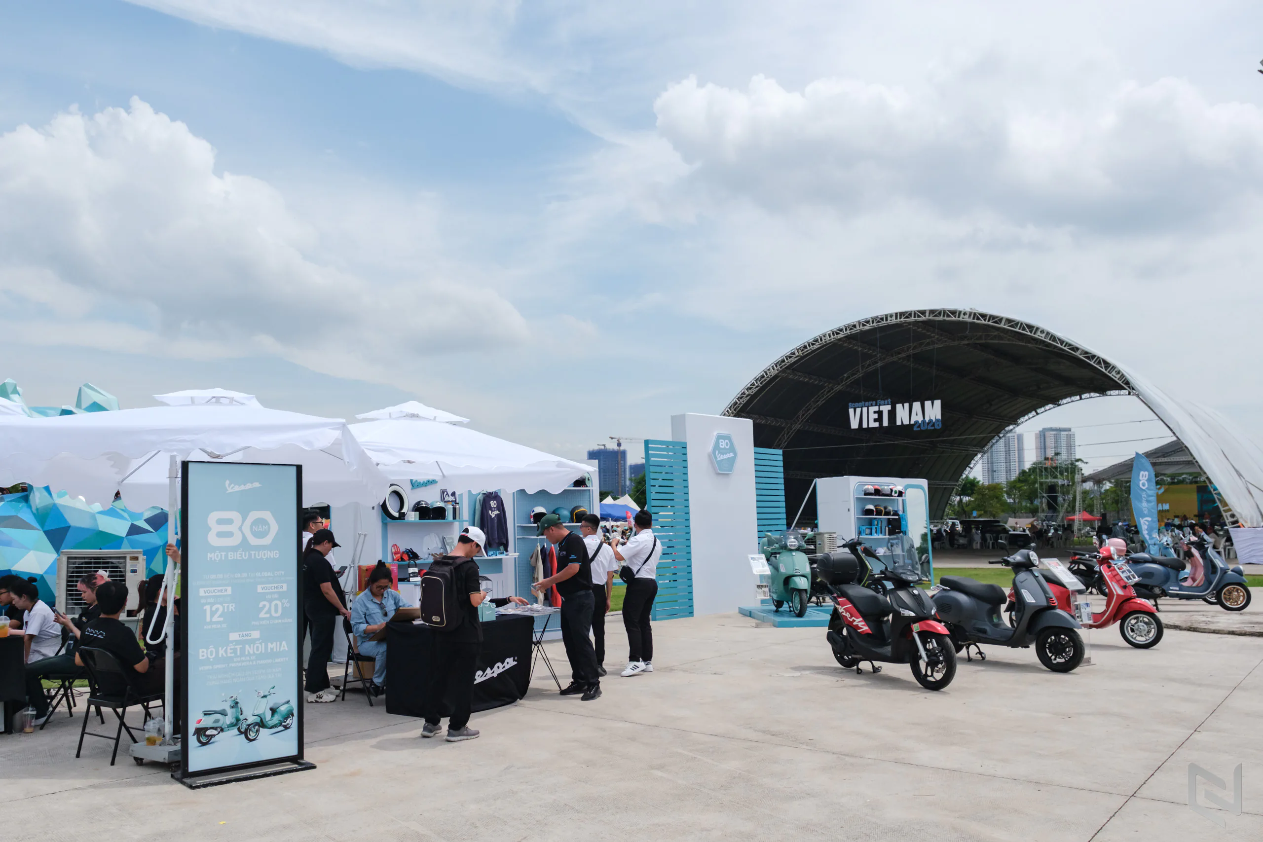 Piaggio Việt Nam cùng cộng đồng Vespisti lan tỏa di sản Vespa tại Vietnam Scooters Fest 2026