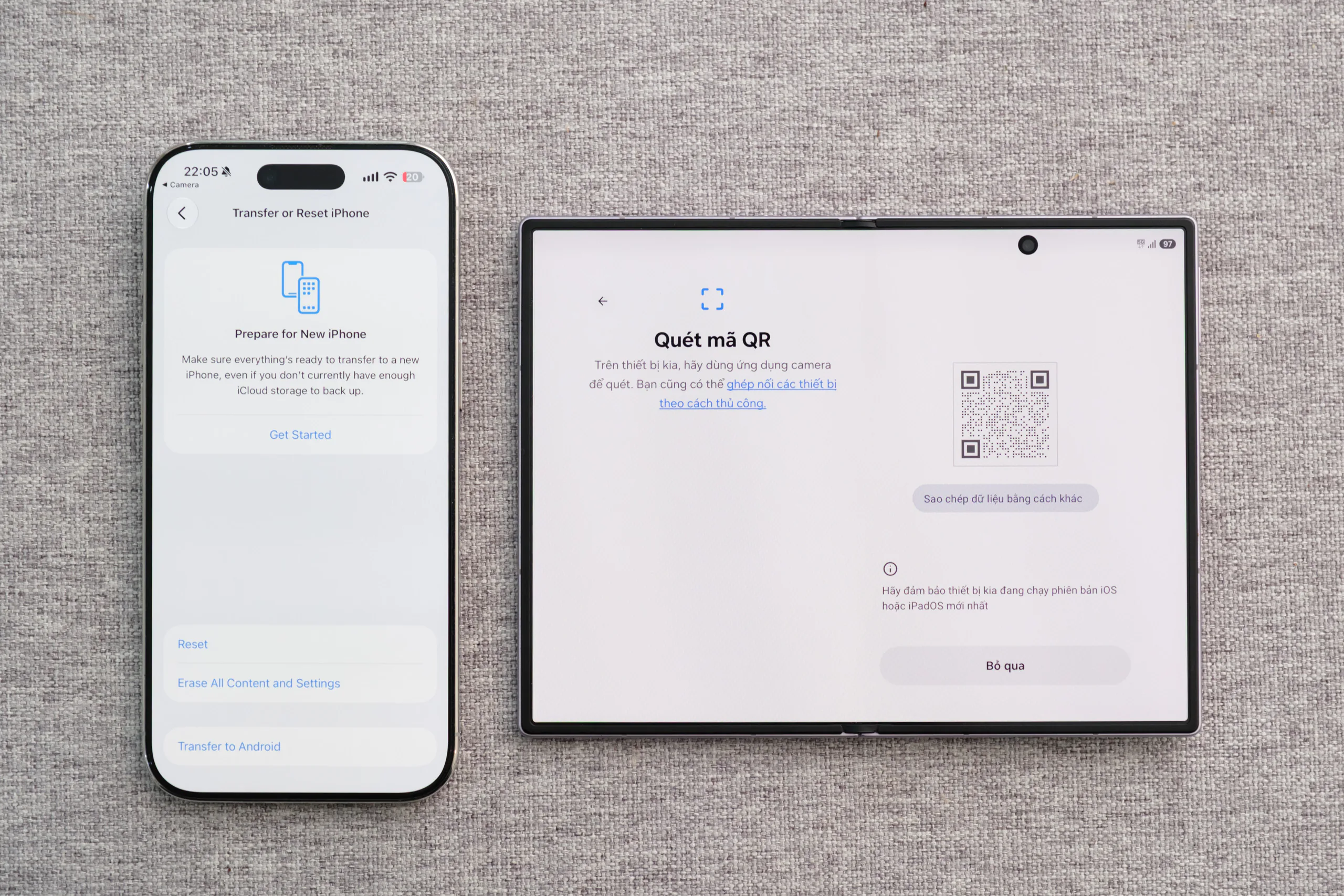 Tự tin lên đời Galaxy mới, chuyển dữ liệu đã có Smart Switch lo