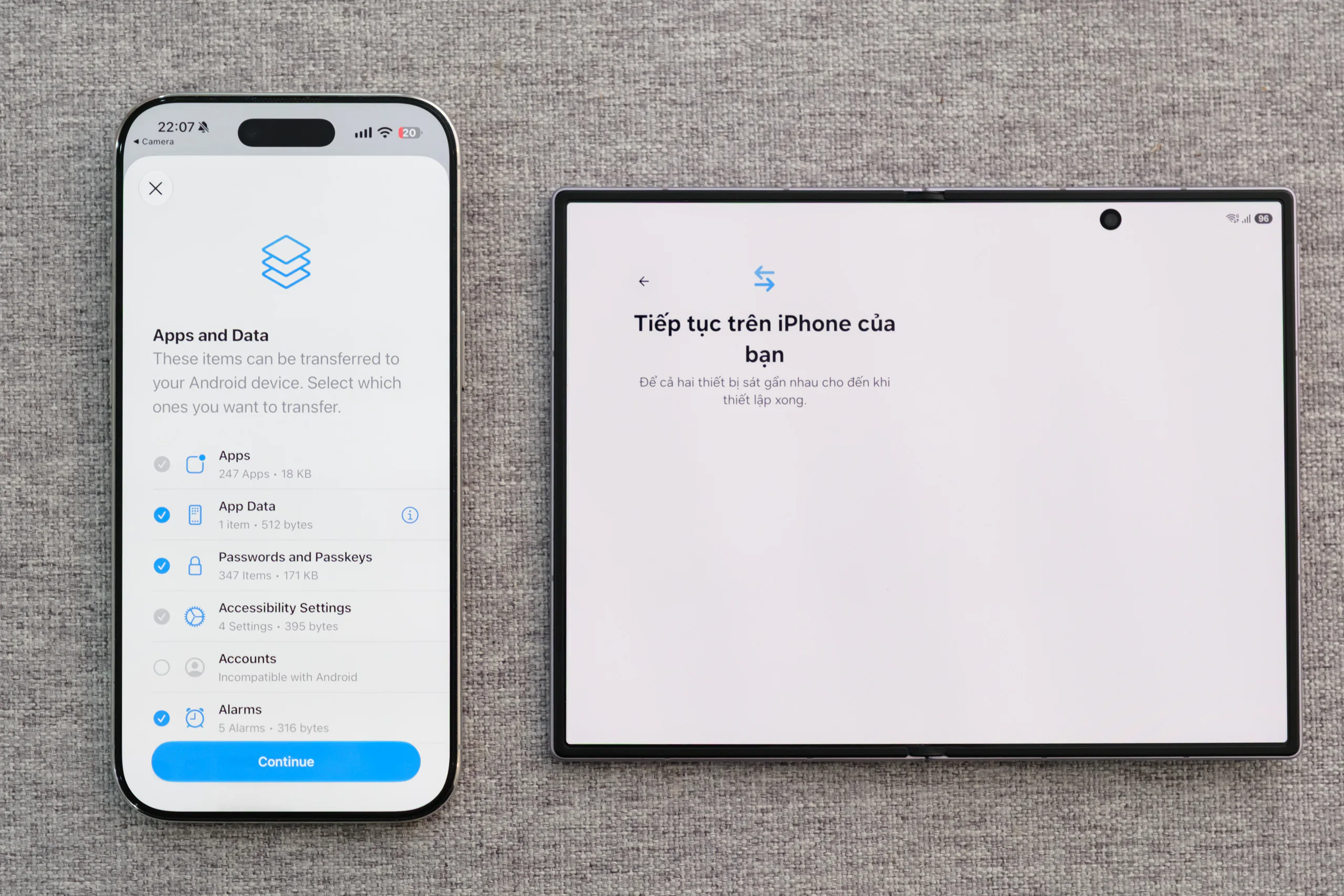 Tự tin lên đời Galaxy mới, chuyển dữ liệu đã có Smart Switch lo