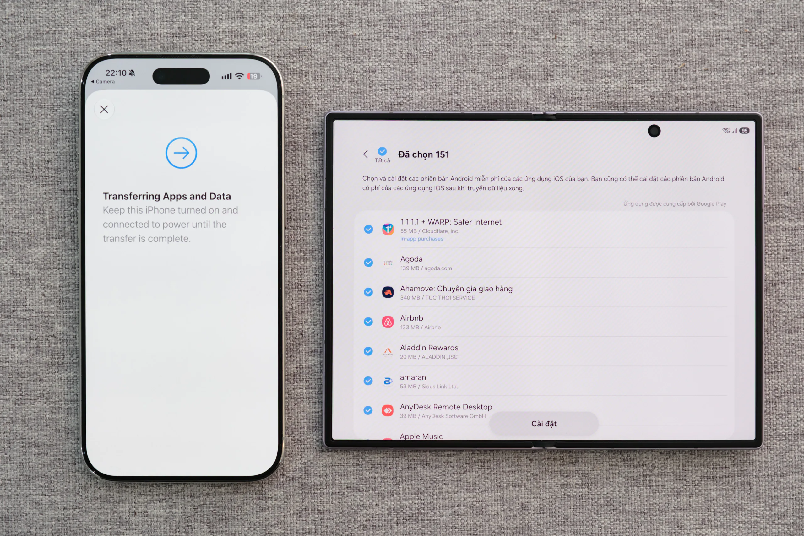 Tự tin lên đời Galaxy mới, chuyển dữ liệu đã có Smart Switch lo