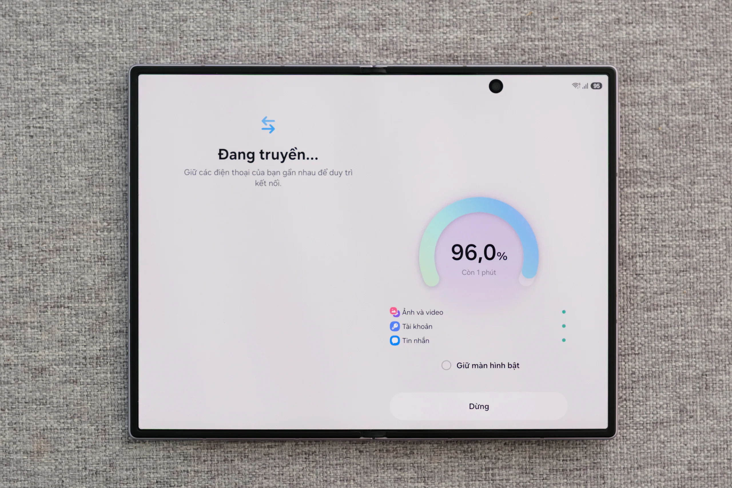 Tự tin lên đời Galaxy mới, chuyển dữ liệu đã có Smart Switch lo