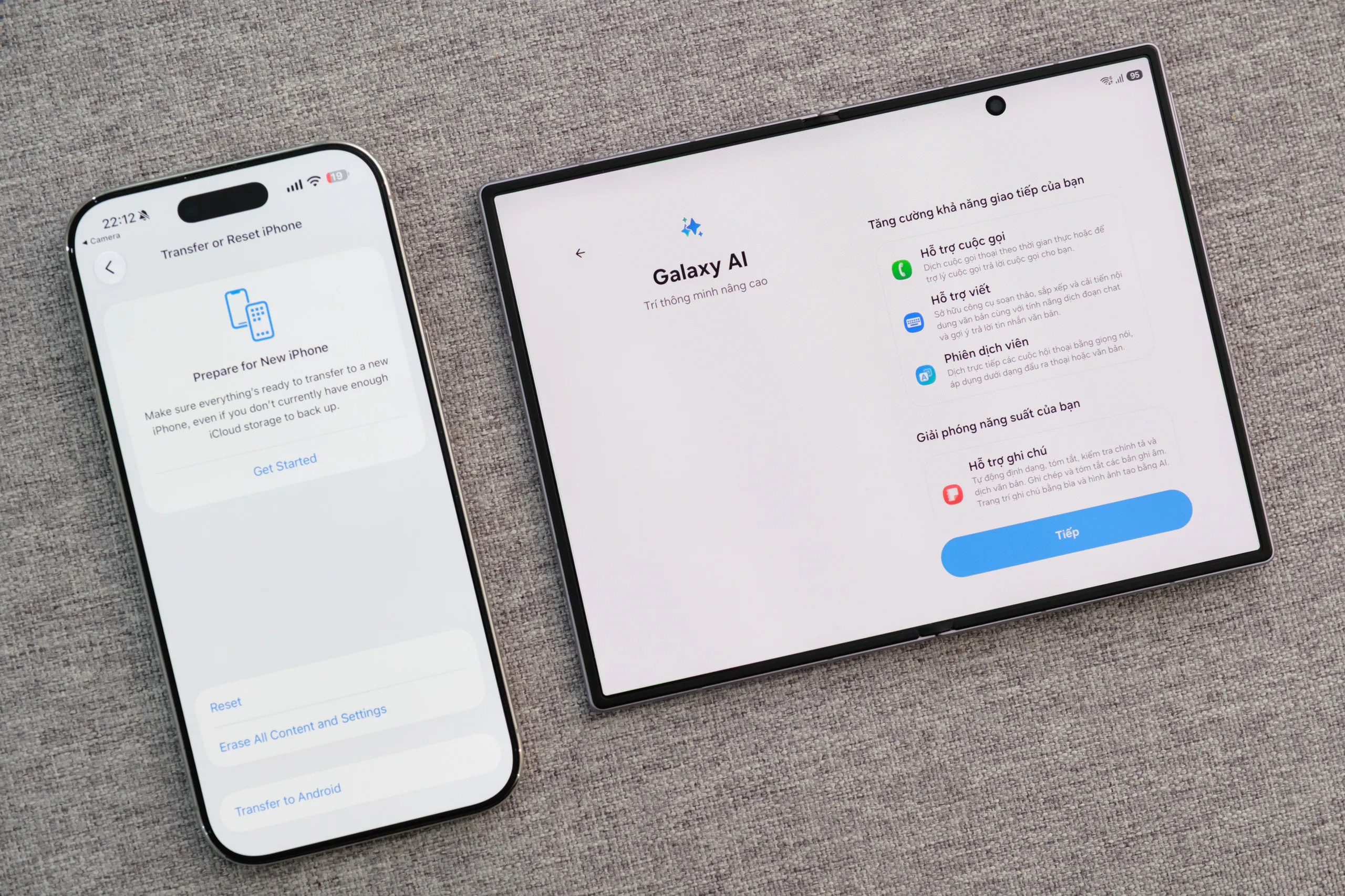 Tự tin lên đời Galaxy mới, chuyển dữ liệu đã có Smart Switch lo