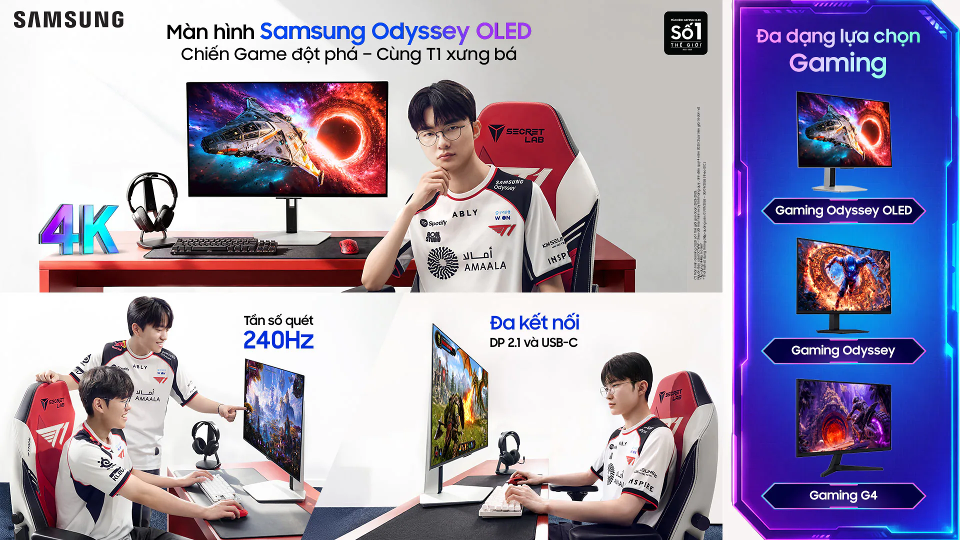 Samsung ra mắt màn hình Gaming Samsung G3 với tấm nền IPS 200Hz, hướng đến game thủ mới