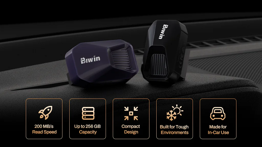 Biwin giới thiệu Amber UV200, USB chuyên cho camera hành trình và ô tô