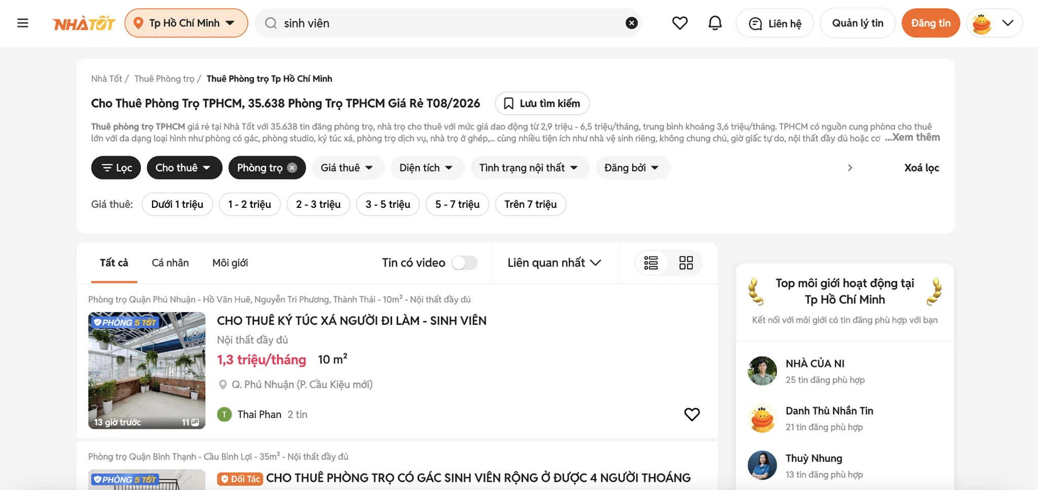 Chợ Tốt ra mắt tính năng Tìm trọ gần trường, hỗ trợ tân sinh viên 2k8 trước mùa nhập học