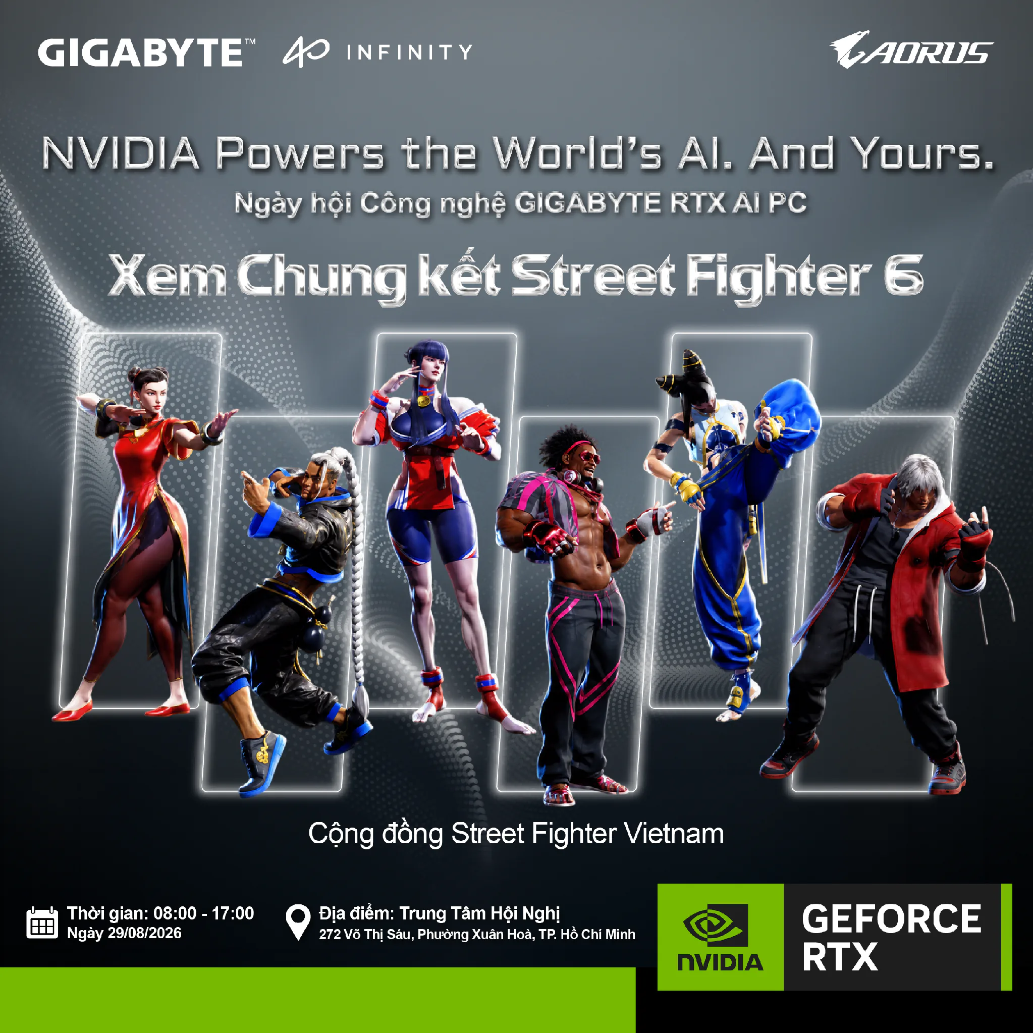 GIGABYTE RTX AI PC DAY 2026 sắp diễn ra tại TP.HCM với hàng ngàn quà tặng
