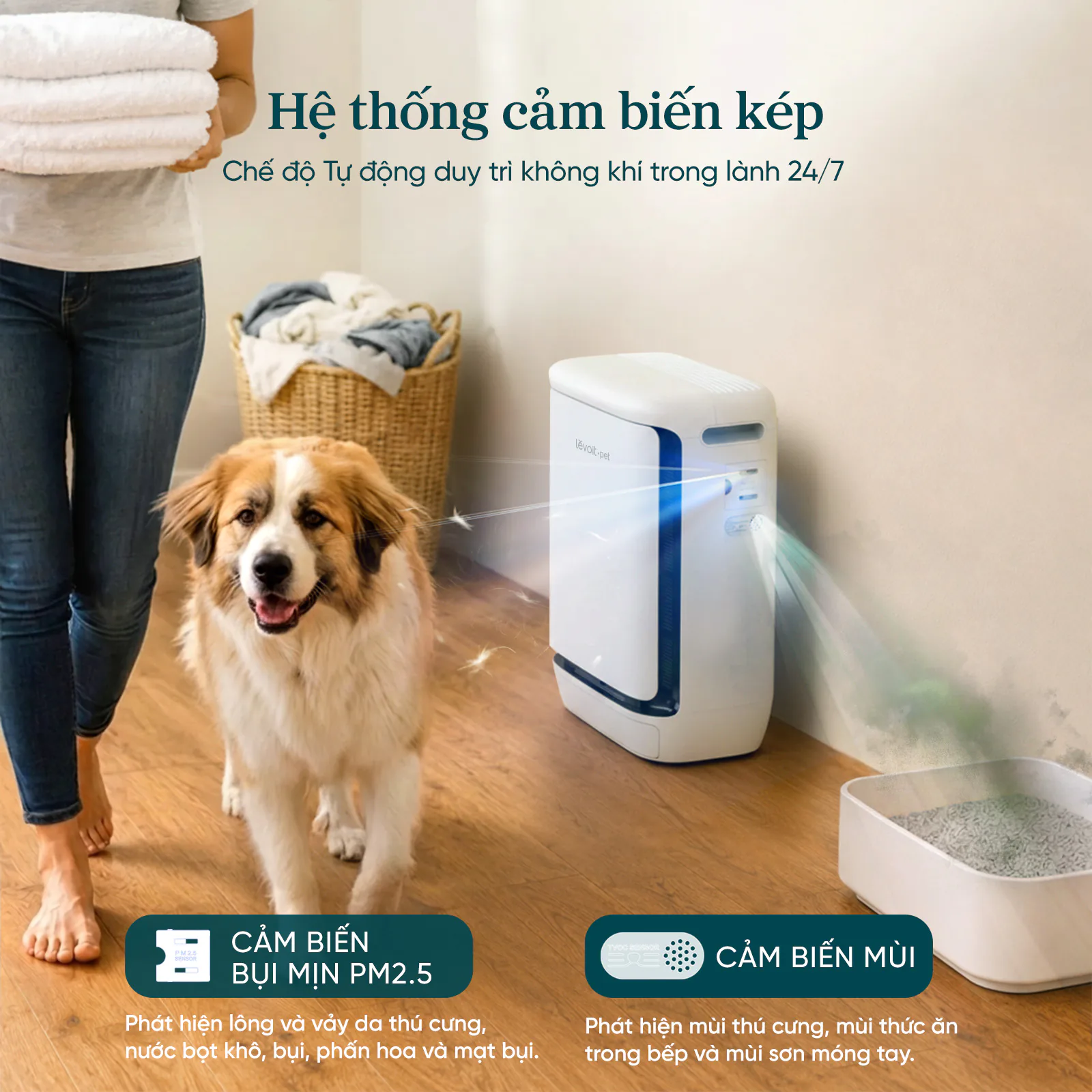 Levoit ra mắt Máy lọc không khí Vital Pet Pro dành cho không gian sống có thú cưng